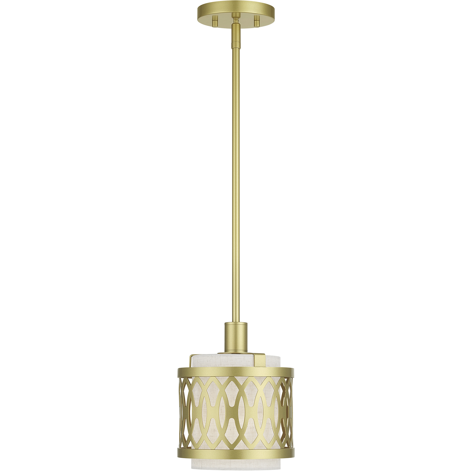 Vistaview 1 Light 7.25 inch Soft Gold Mini Pendant Ceiling Light