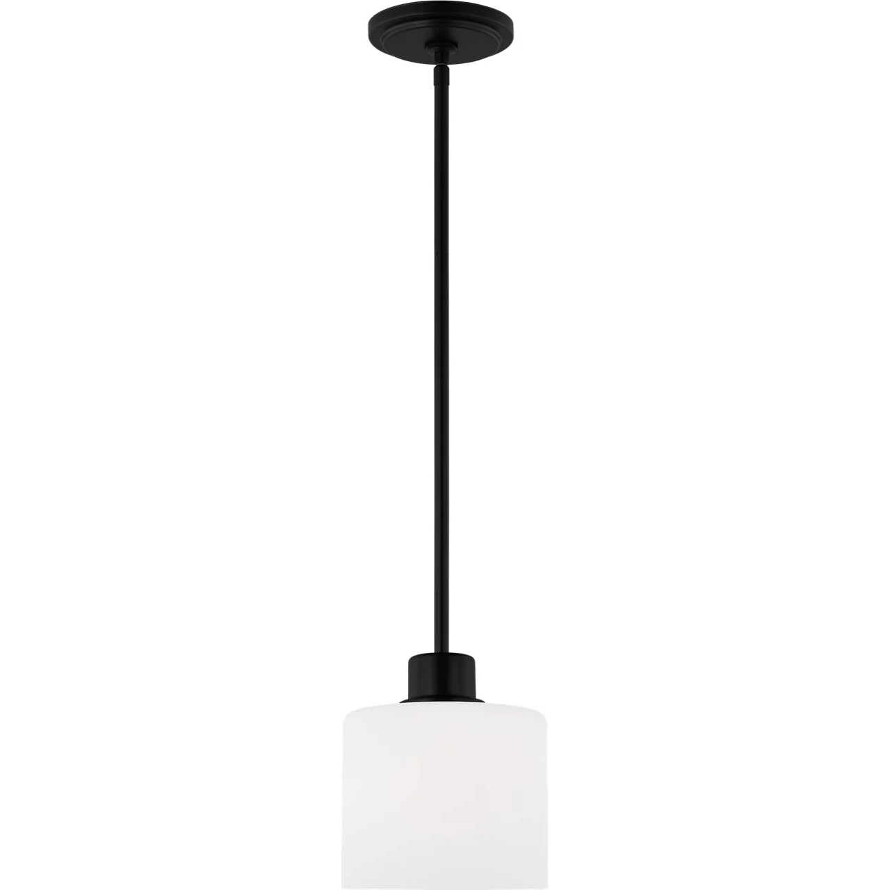 Canfield LED 5.5 inch Midnight Black Mini-Pendant Ceiling Light