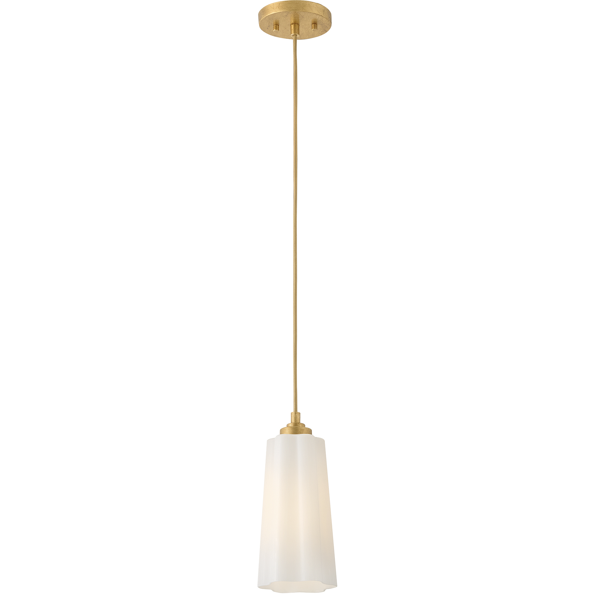 Honey 1 Light 5.25 inch Distressed Brass Convertible Pendant Ceiling Light