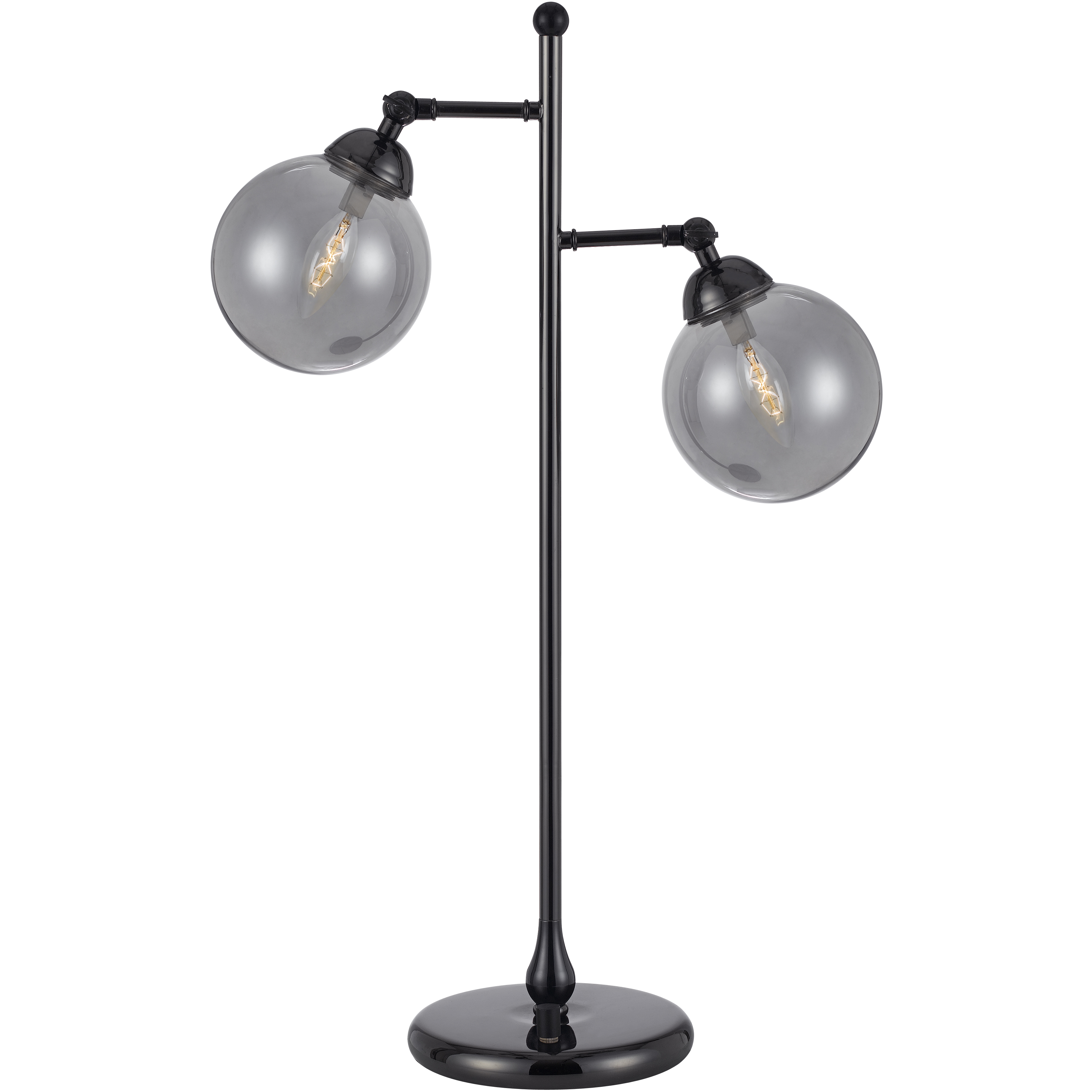 Prato 28 inch 40 watt Gun Metal Table Lamp Portable Light