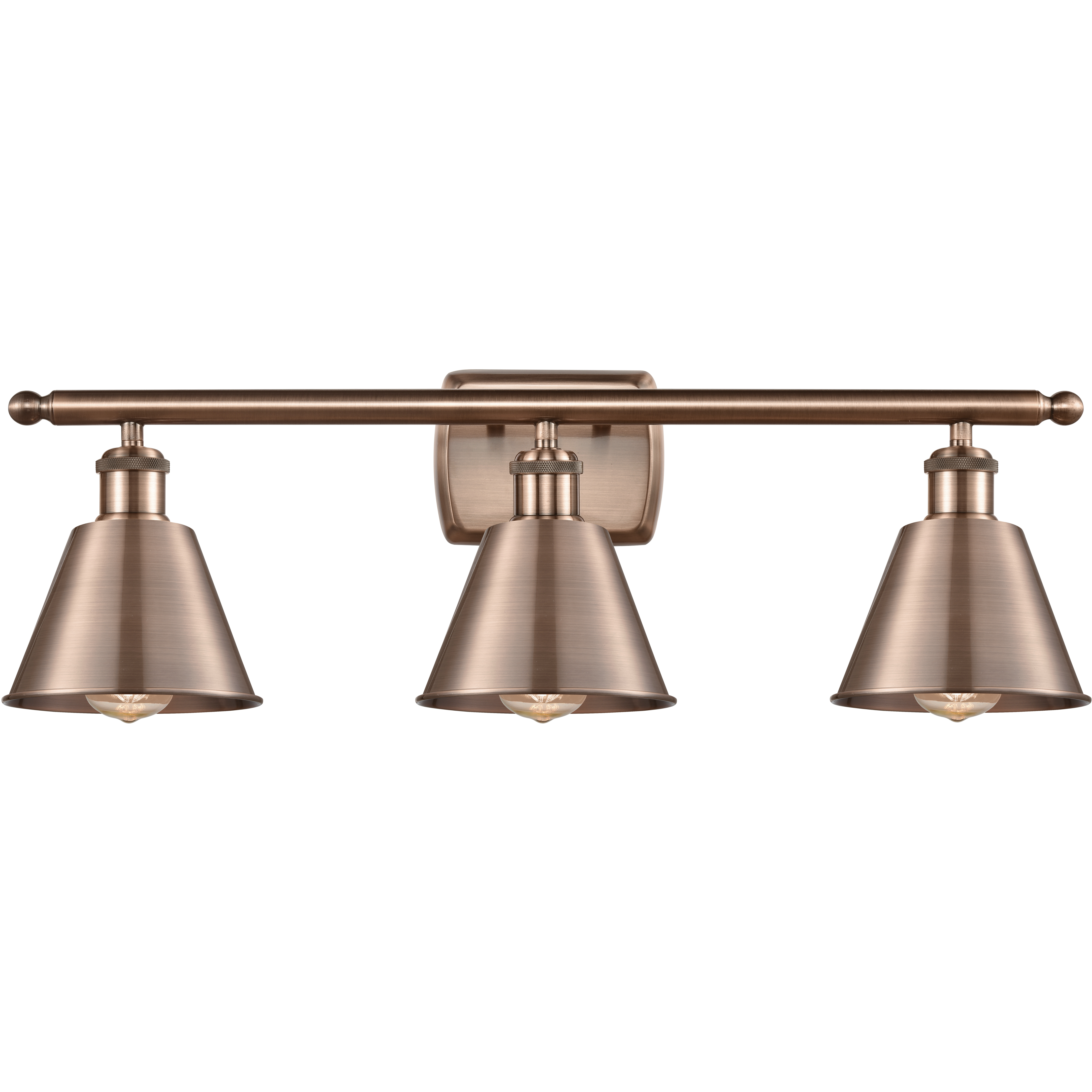 Ballston Smithfield LED 26 inch Antique Copper Bath Vanity Light Wall Light, Ballston