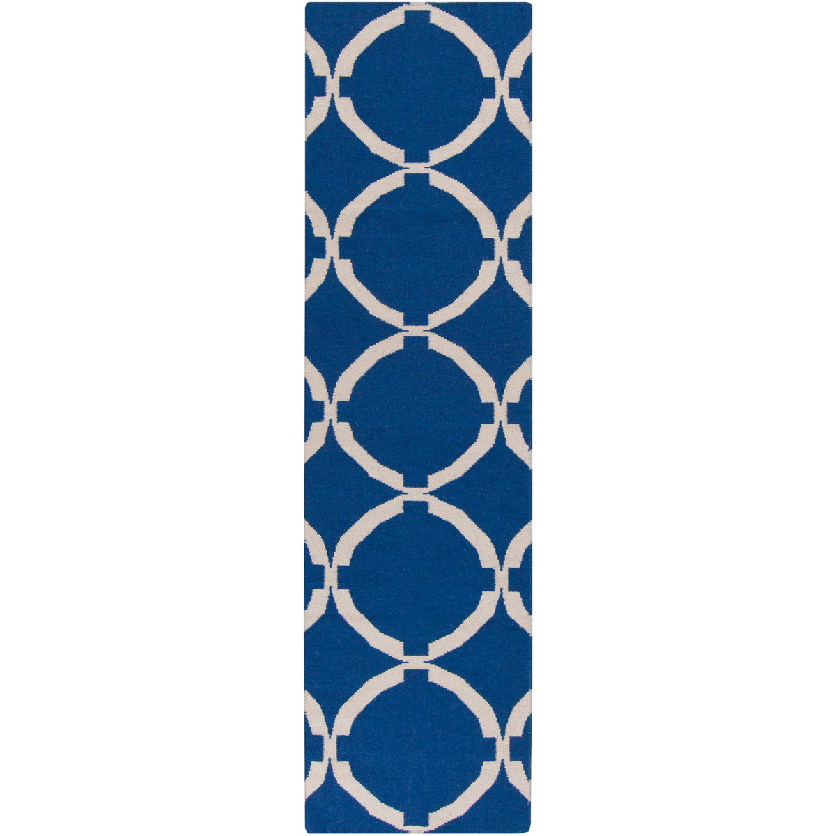 Frontier 96 X 30 inch Navy, Khaki Rug