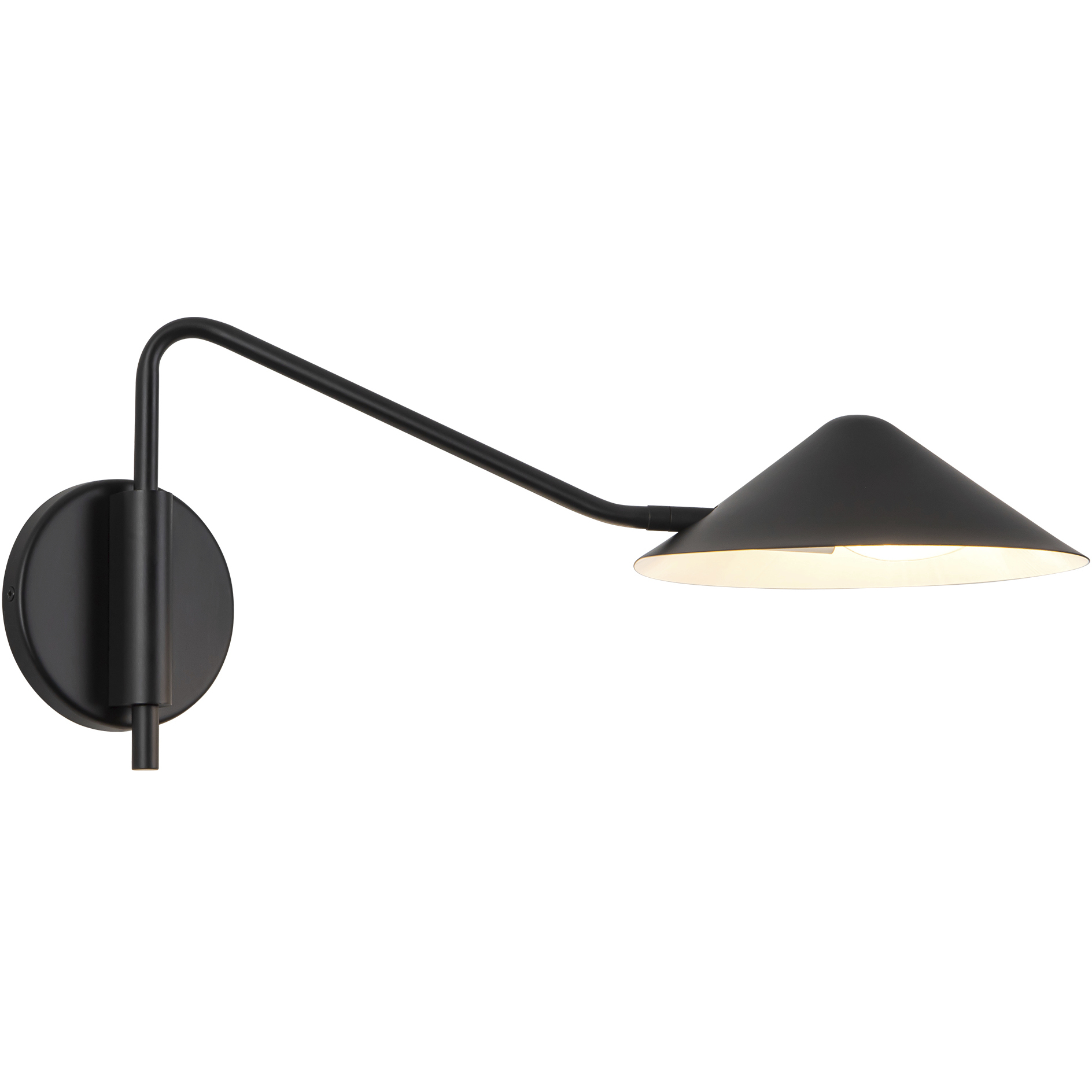 Alora Mood Ashford 1 Light 8.75 inch Matte Black Wall Sconce Wall Light