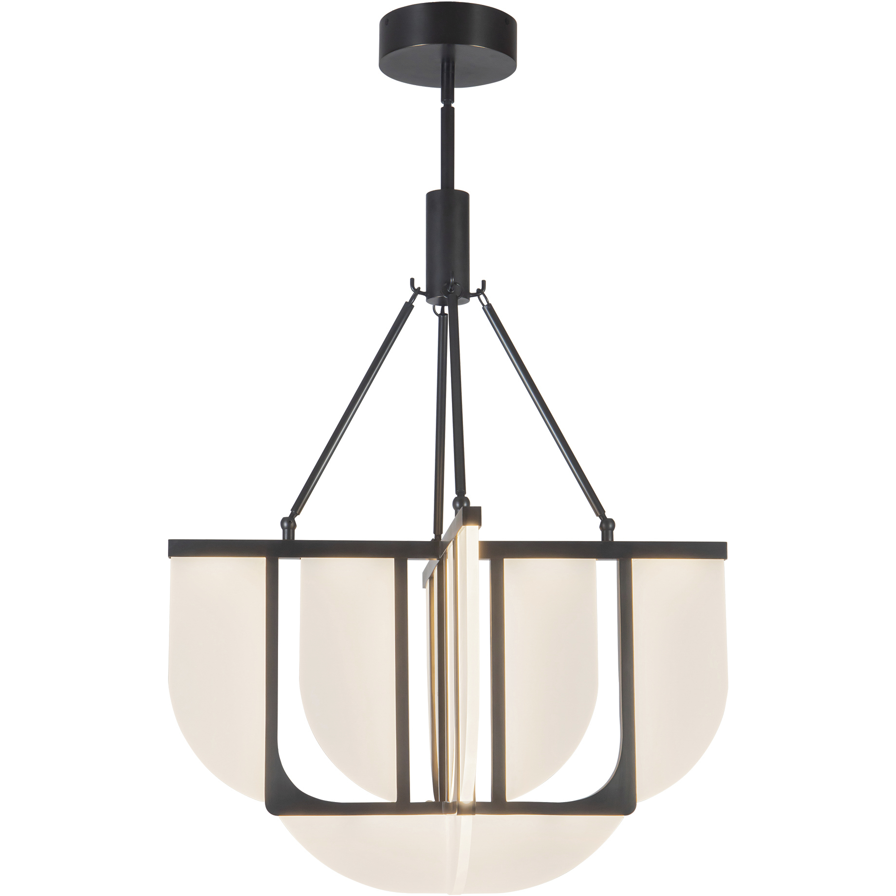 Anders 24.5 inch Urban Bronze Chandelier Ceiling Light
