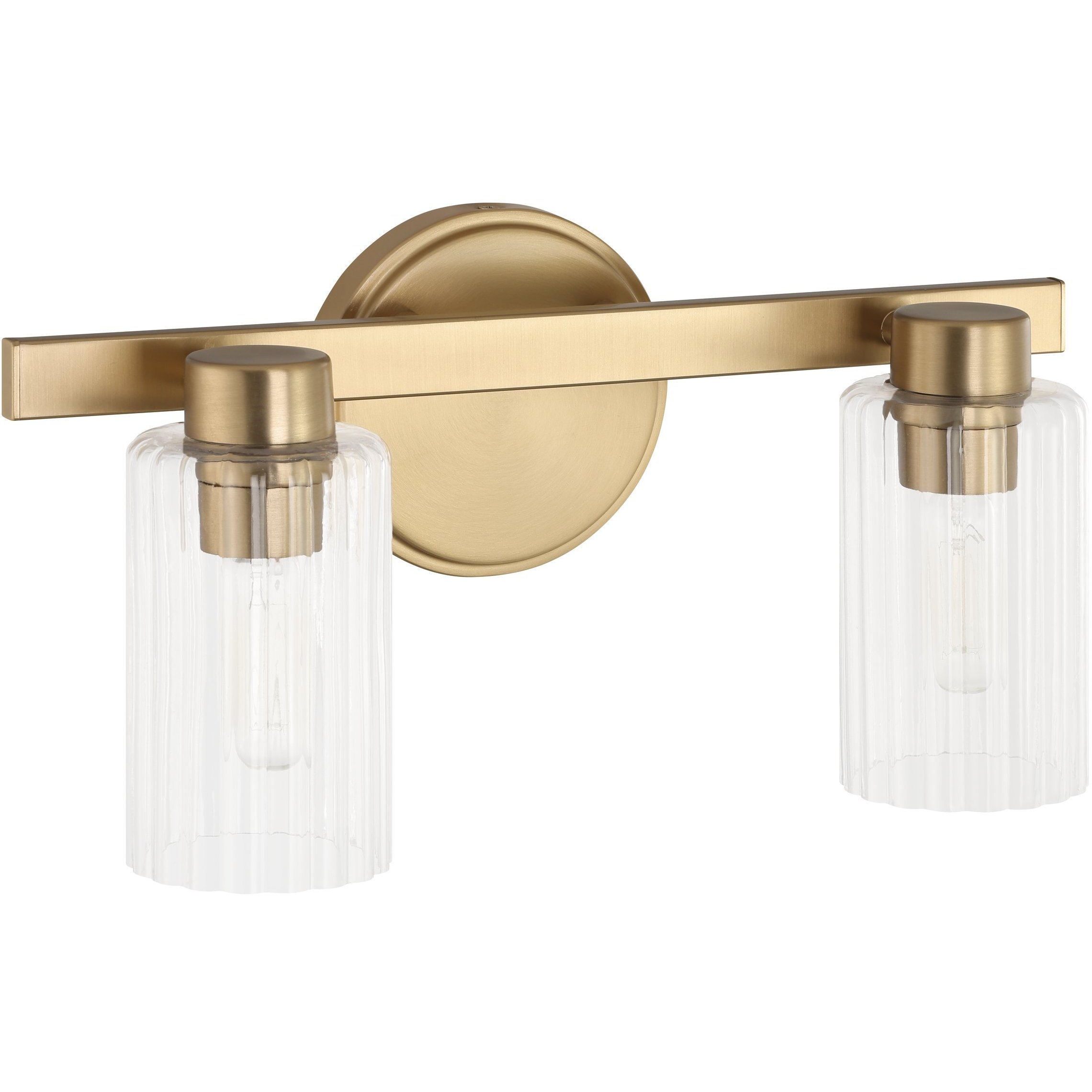 Bedminster 2 Light 14.5 inch Champagne Gold Vanity Light Wall Light