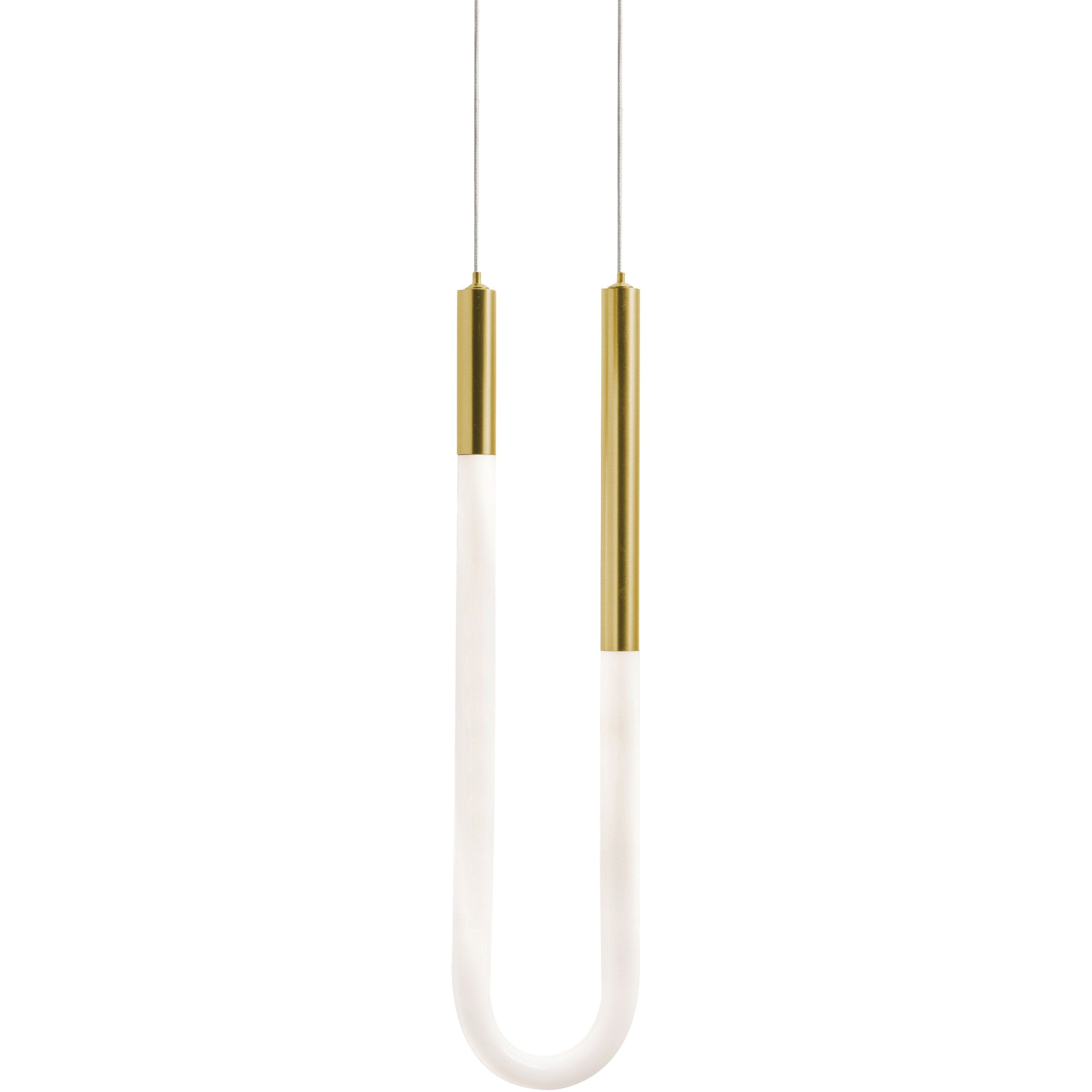 Adel LED 4 inch Light Antique Brass Pendant Ceiling Light