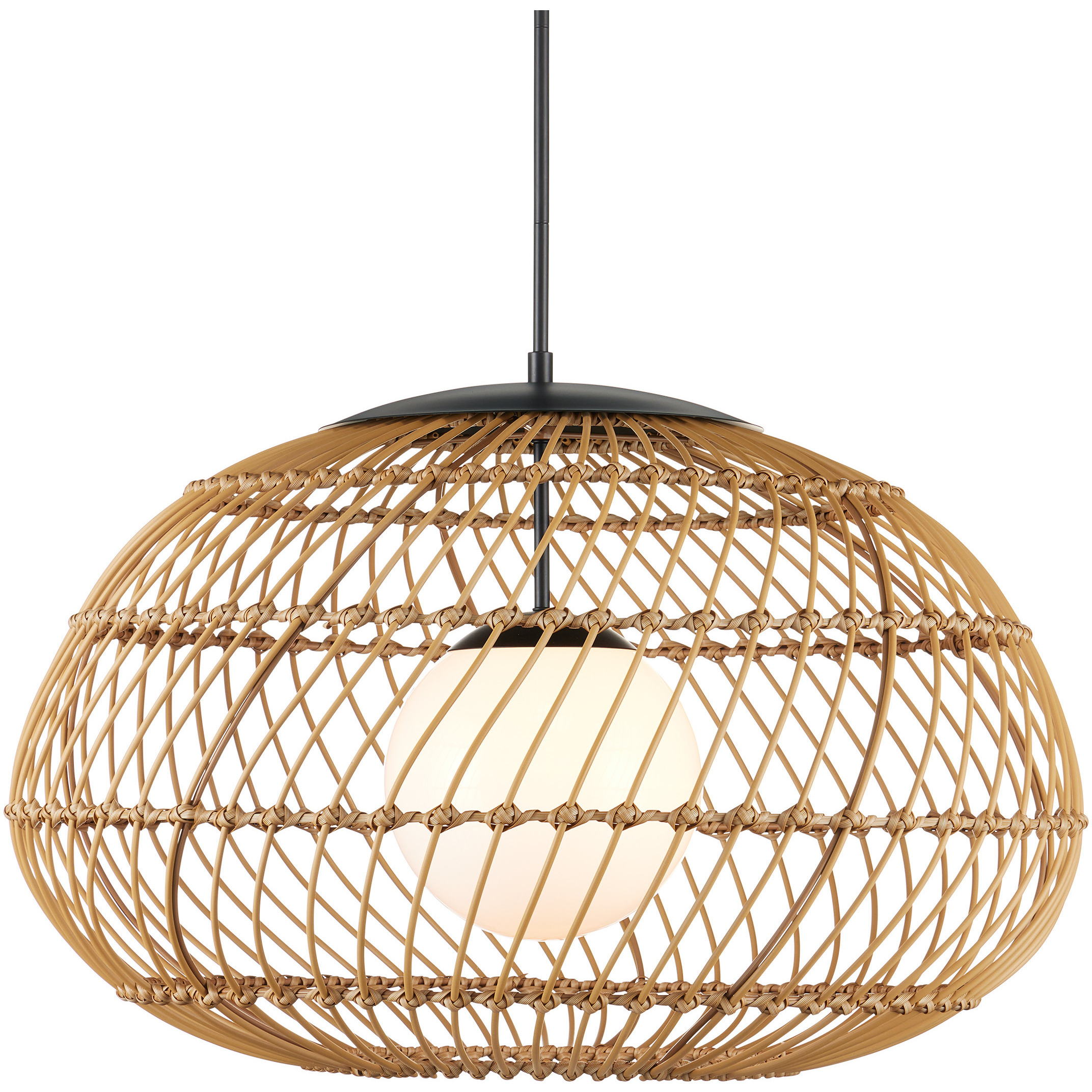 Carriage 1 Light 32.75 inch Black Outdoor Pendant