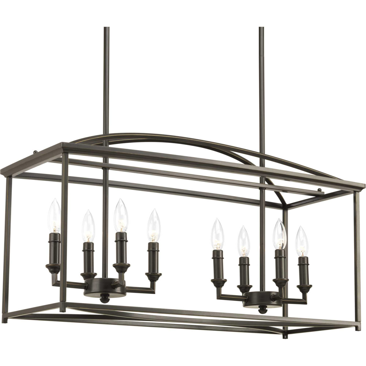 Fiona 8 Light 12 inch Antique Bronze Chandelier Ceiling Light