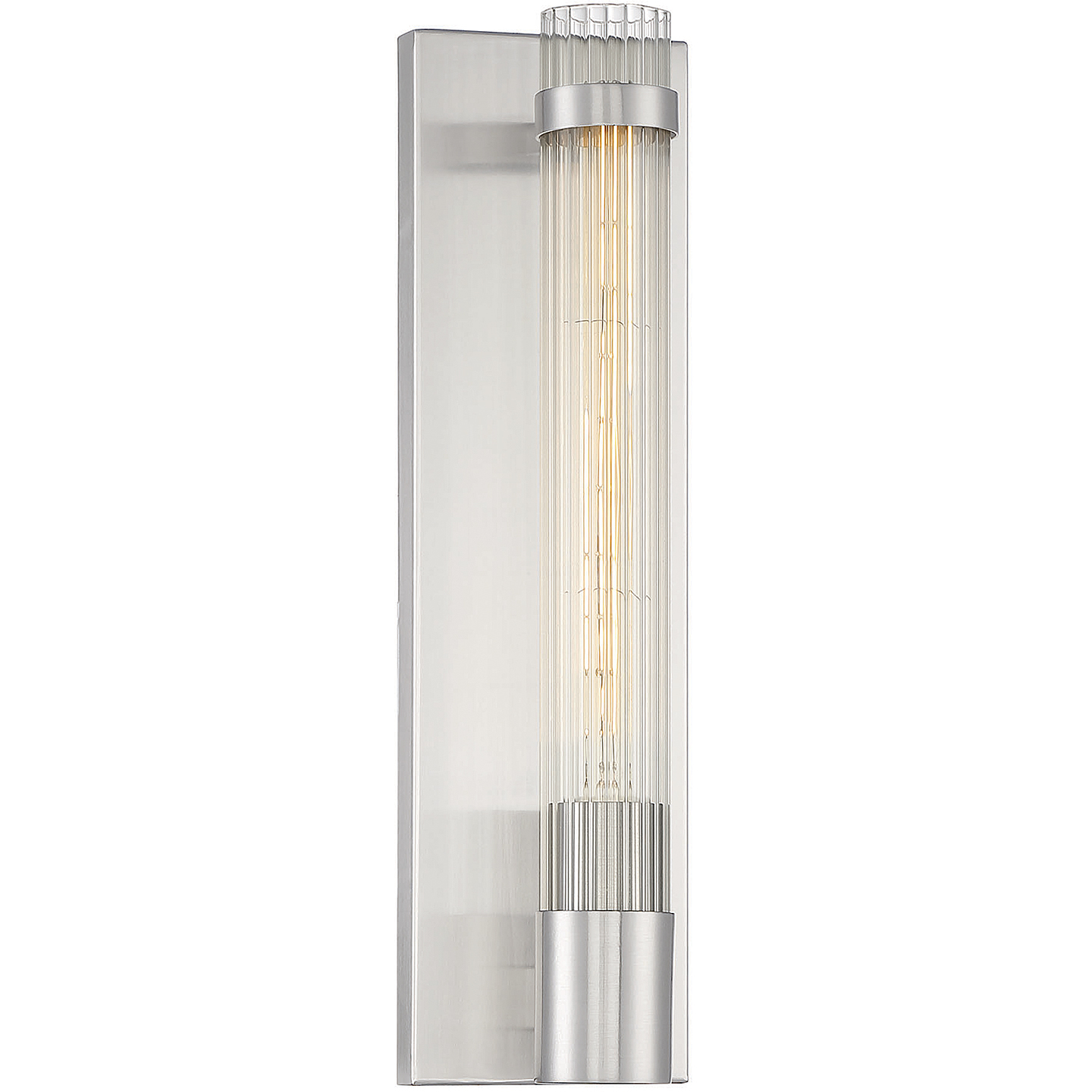 Willmar 1 Light 4.5 inch Satin Nickel ADA Wall Sconce Wall Light, Essentials