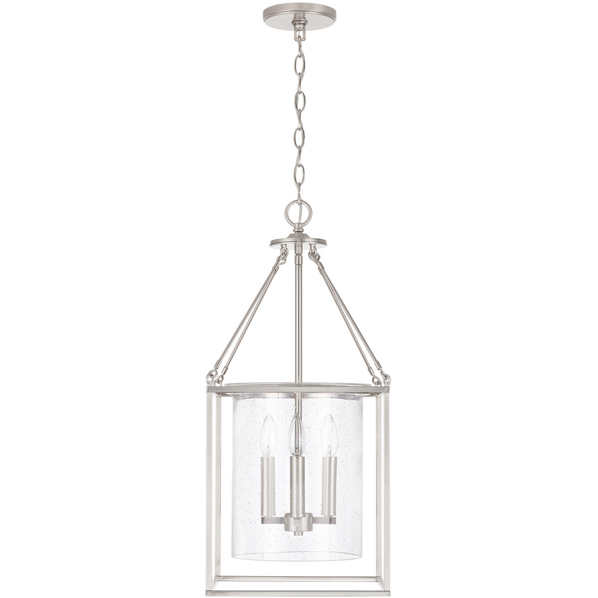 Cooper 4 Light 11.75 inch Brushed Nickel Pendant Ceiling Light
