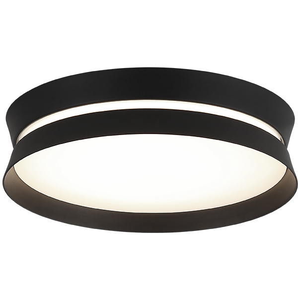 Greyson LED 12 inch Matte Black Flush Mount Ceiling Light
