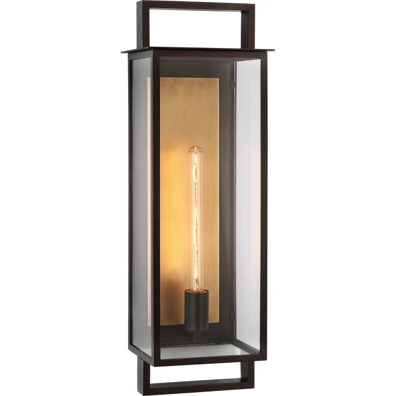 Ian K. Fowler Halle LED 26 inch Aged Iron Outdoor Wall Lantern, Large