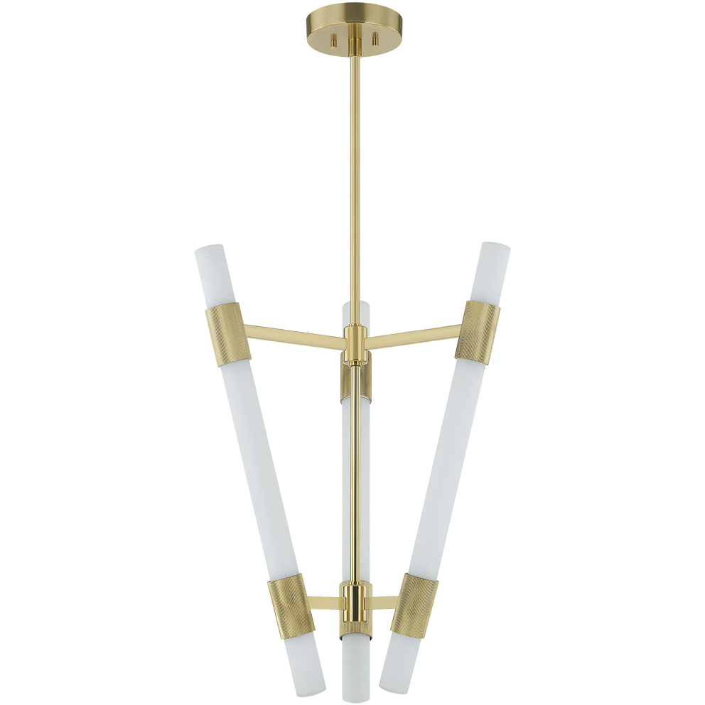 Krakow LED 22.25 inch Vintage Brass Lantern Ceiling Light