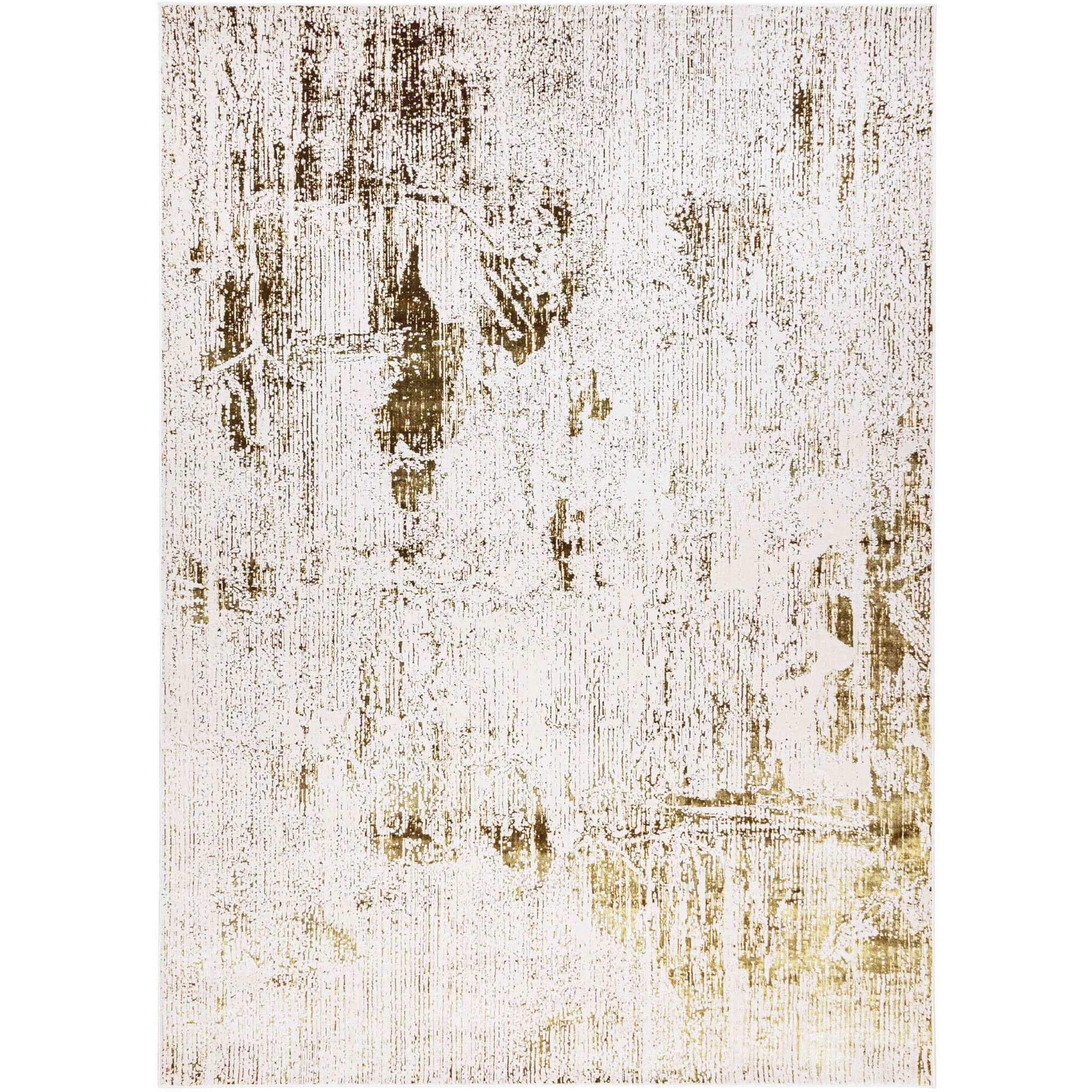 Eclectic Luxe 36 X 24 inch Gold Rug in 2 x 3