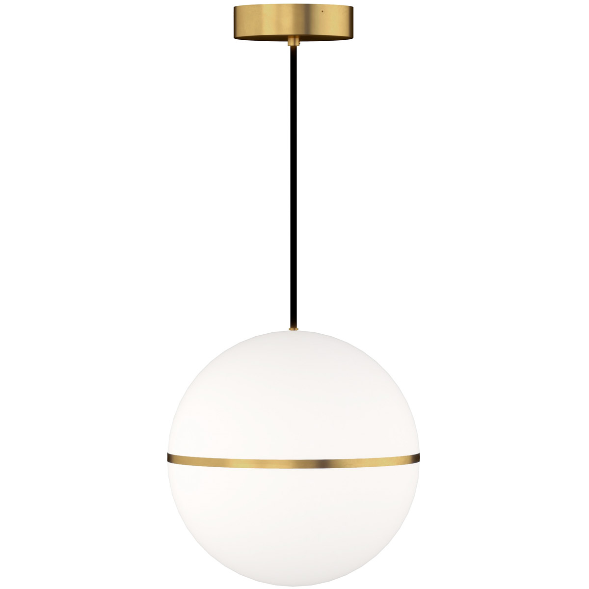 Sean Lavin Hanea Grande LED 13.7 inch Natural Brass Pendant Ceiling Light, Integrated LED