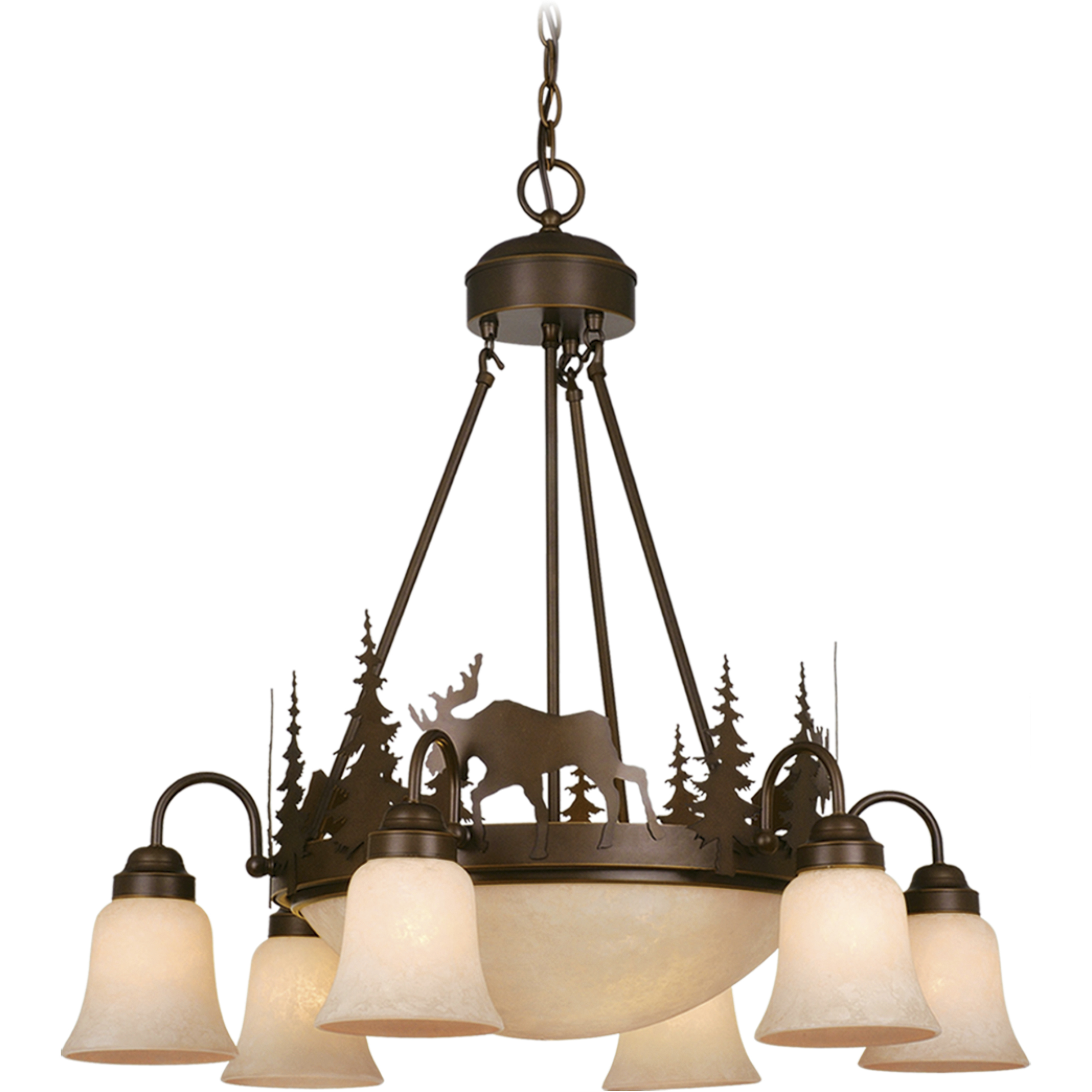 Yellowstone LED 28.5 inch Burnished Bronze Chandelier Ceiling Light