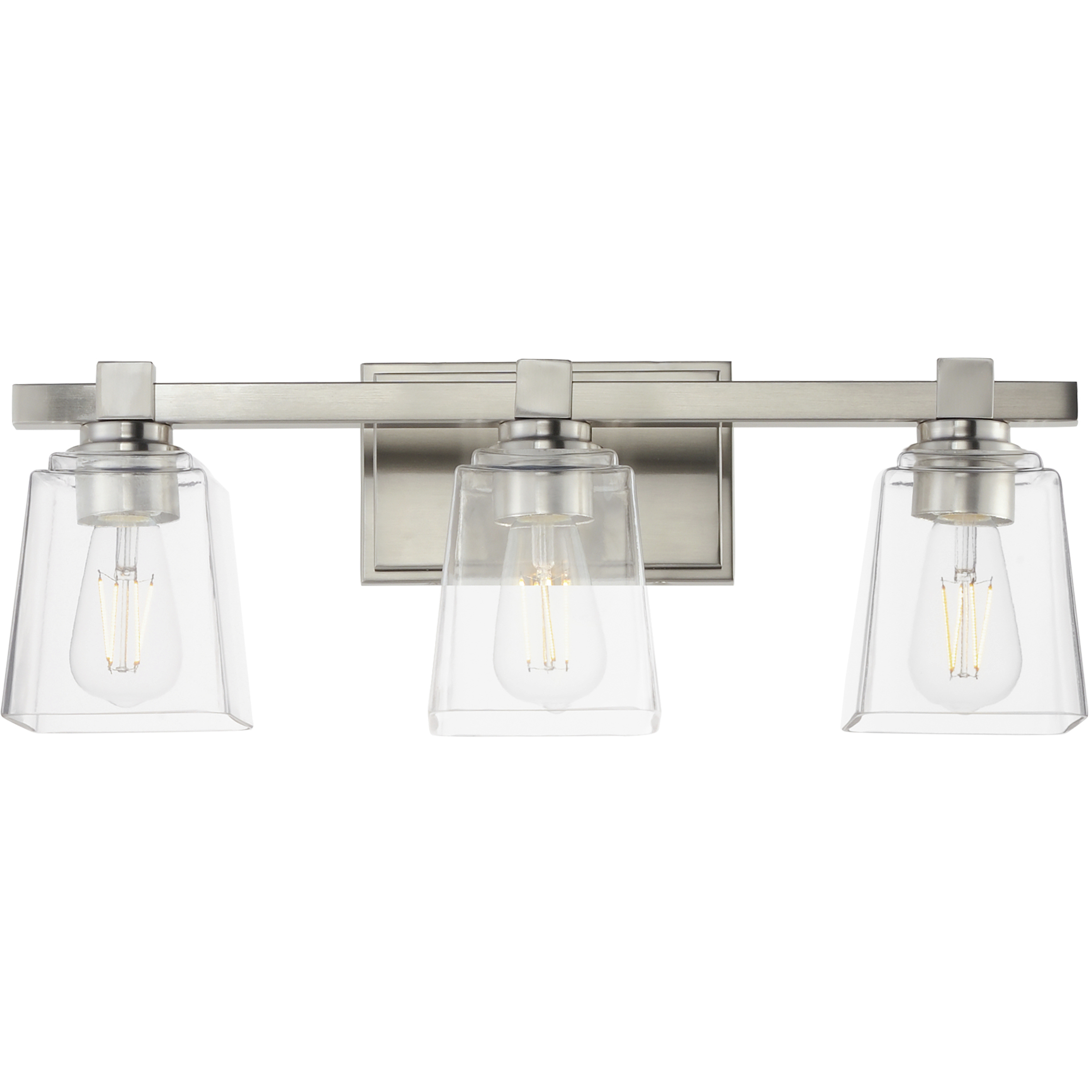 Cubos 3 Light 22.25 inch Satin Nickel Bath Vanity Wall Light
