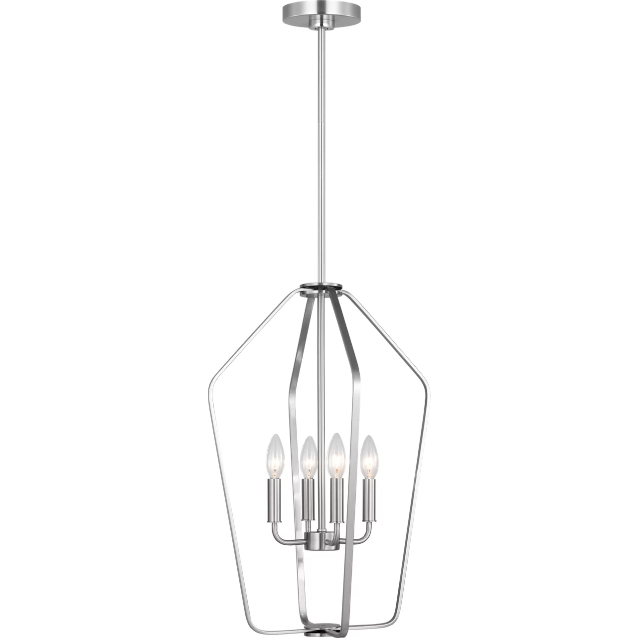 Kennan 4 Light 15.5 inch Brushed Nickel Chandelier Ceiling Light