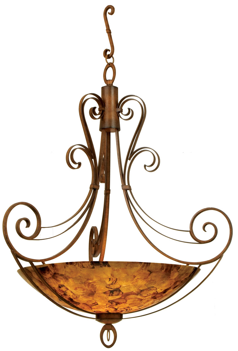 Mirabelle 6 Light 58 inch Black Pendant Ceiling Light