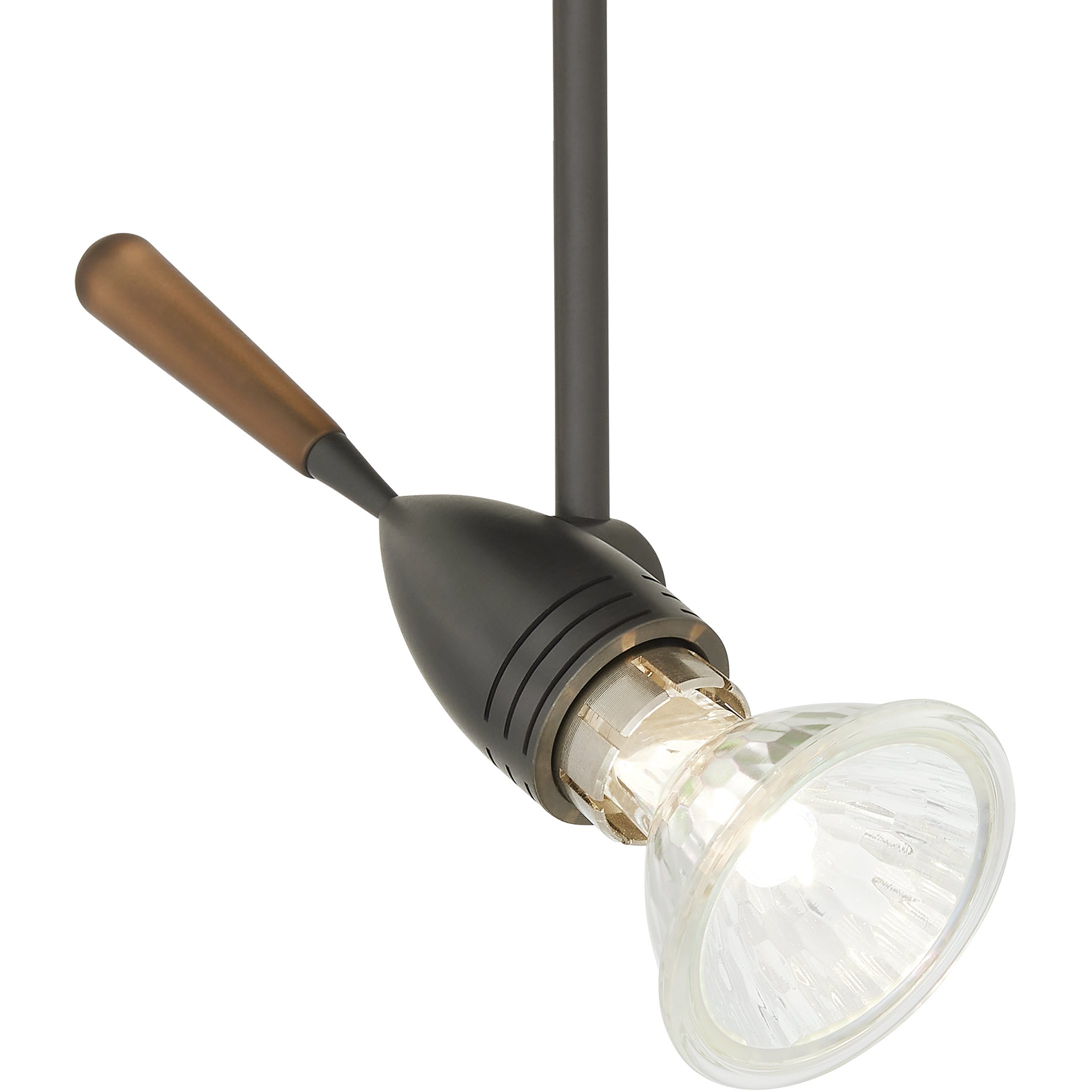 Sean Lavin Aero 1 Light 120 Antique Bronze Low-Voltage Track Head Ceiling Light in Monopoint, 6 inch