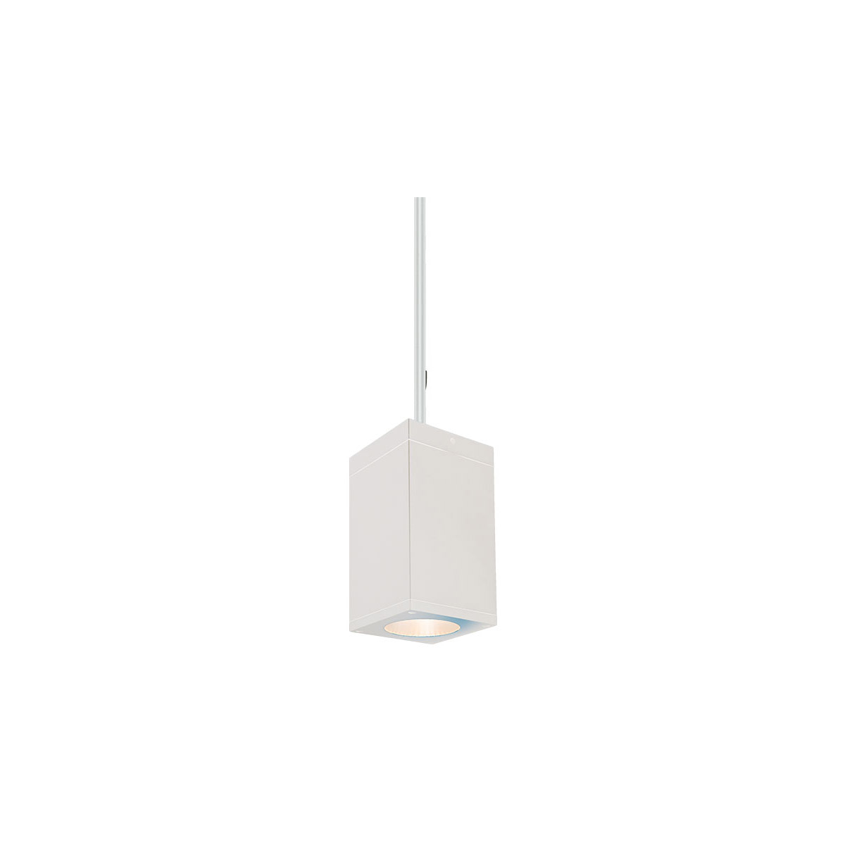 Cube Arch LED 5 inch White Outdoor Pendant in Spot, 85, 3000K