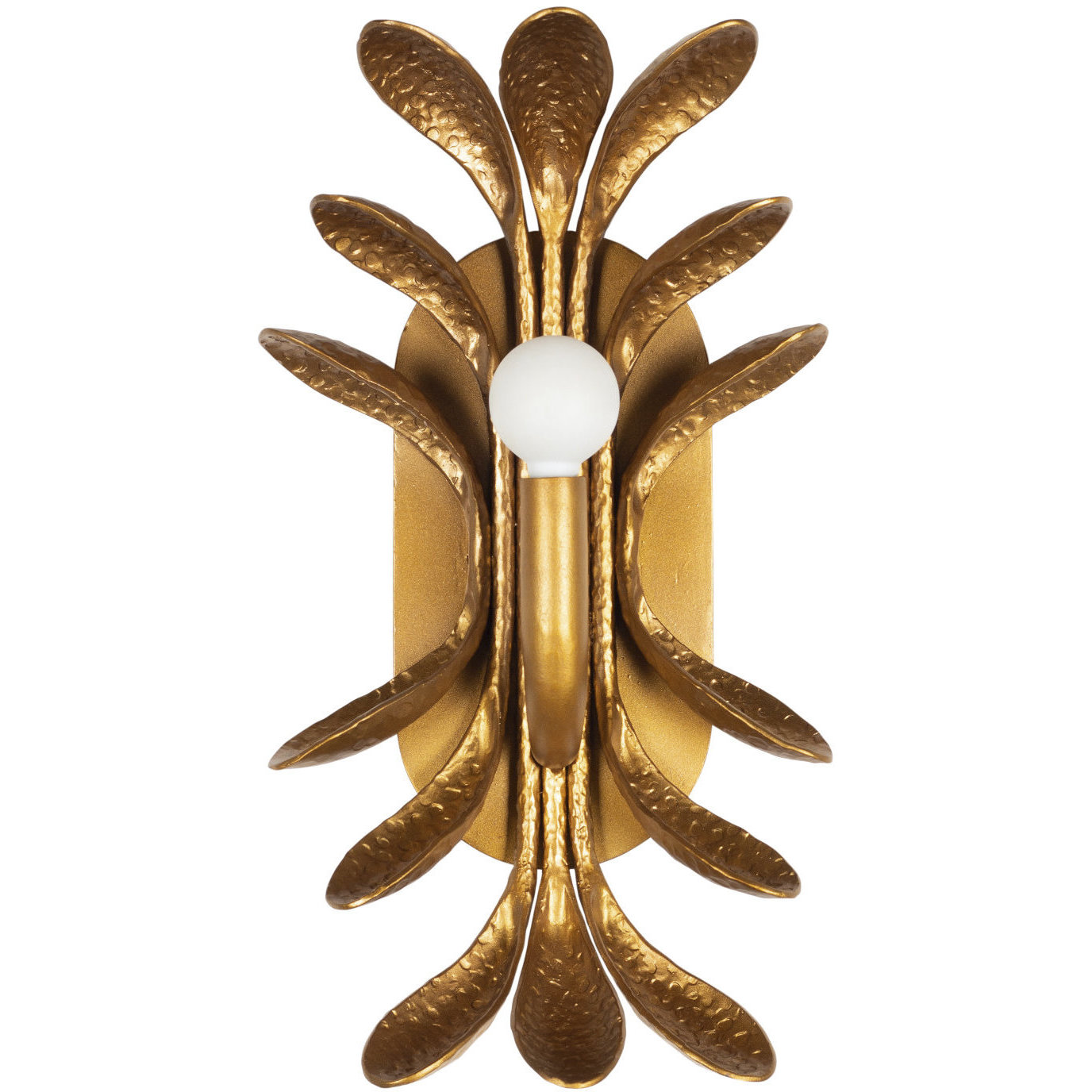 Botanica Wall Sconce Wall Light in Warm Gold
