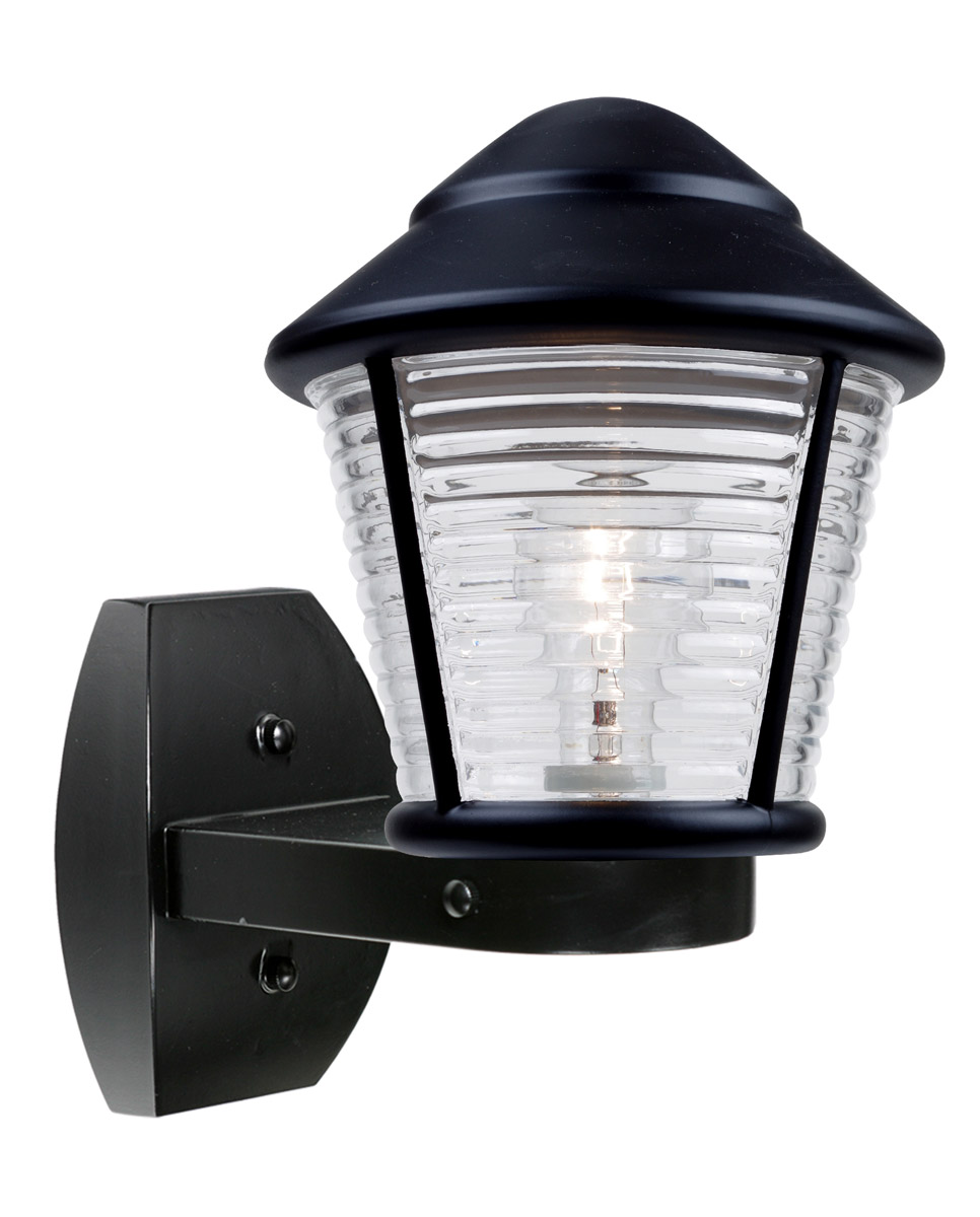 3100 Series 1 Light 12 inch Black Outdoor Sconce, Costaluz