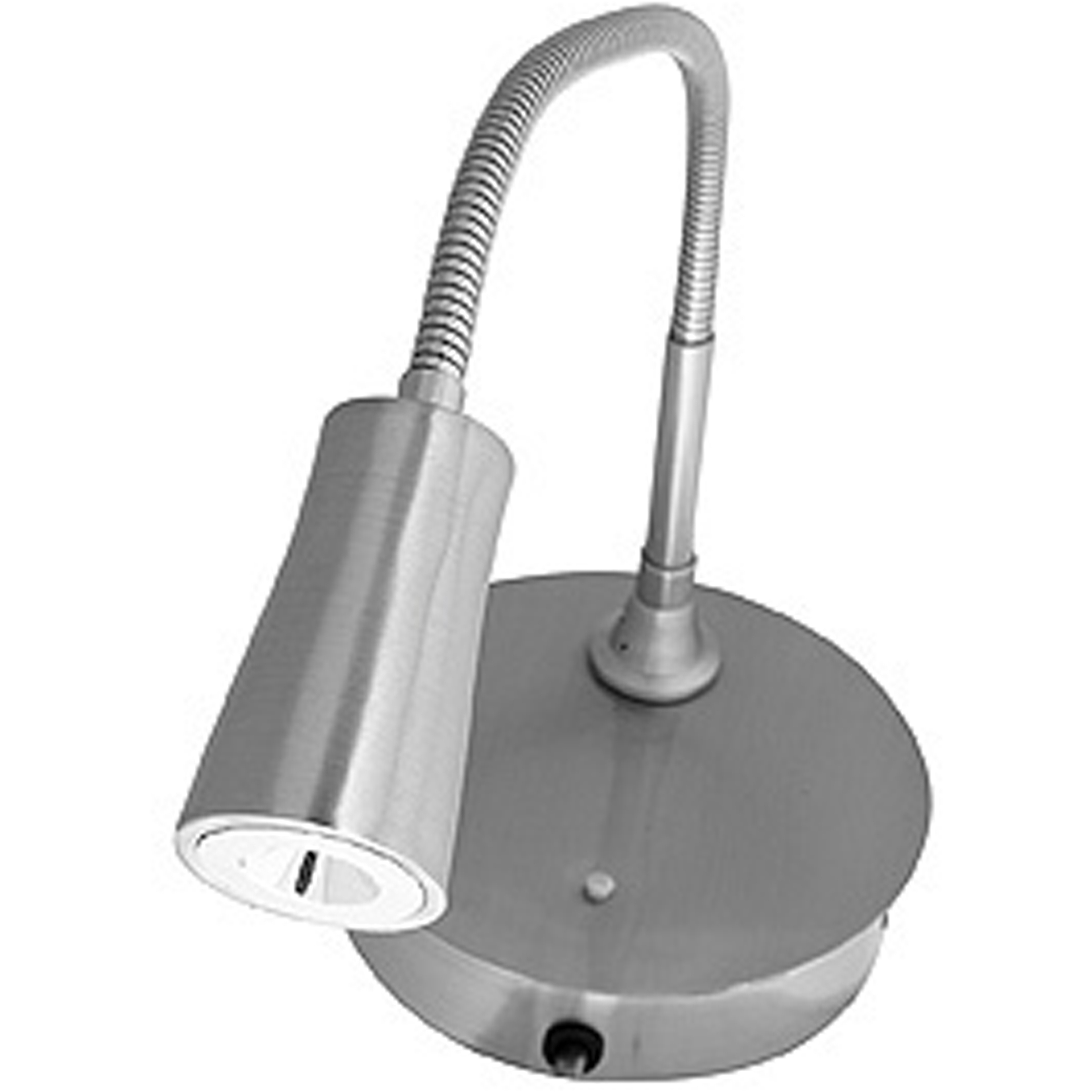 Epiphanie LED 5 inch Brushed Steel Wall Task Light Wall Light