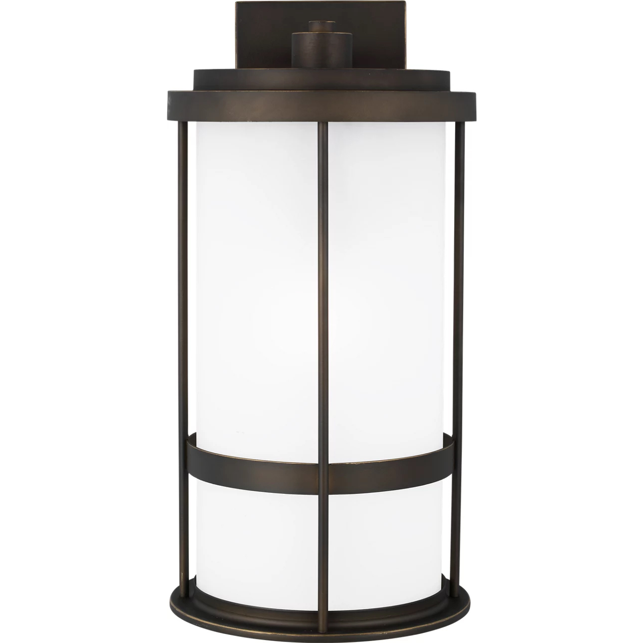 Wilburn 1 Light 20 inch Antique Bronze Outdoor Wall Lantern, Large