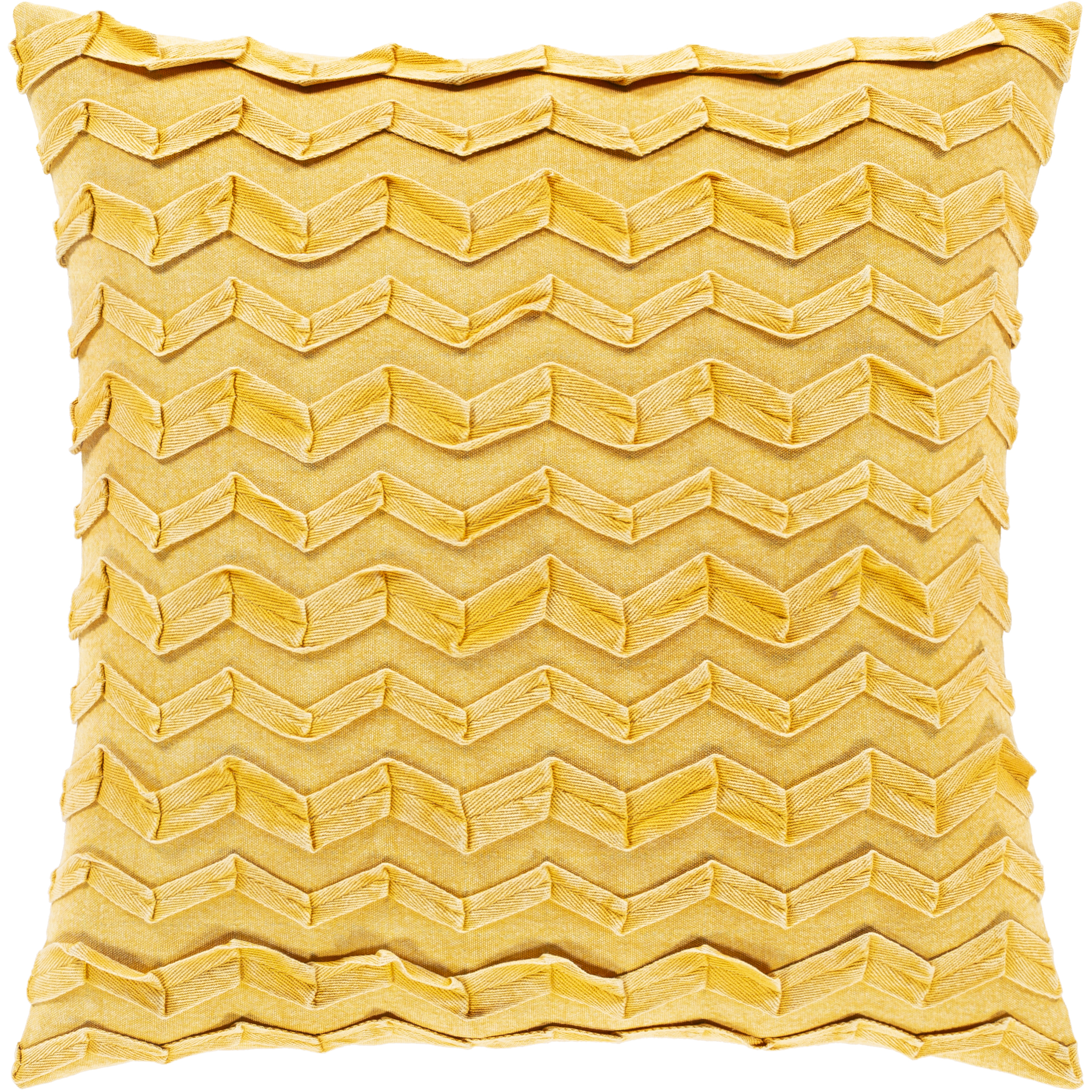 Caprio 18 X 18 inch Saffron Pillow Kit, Square
