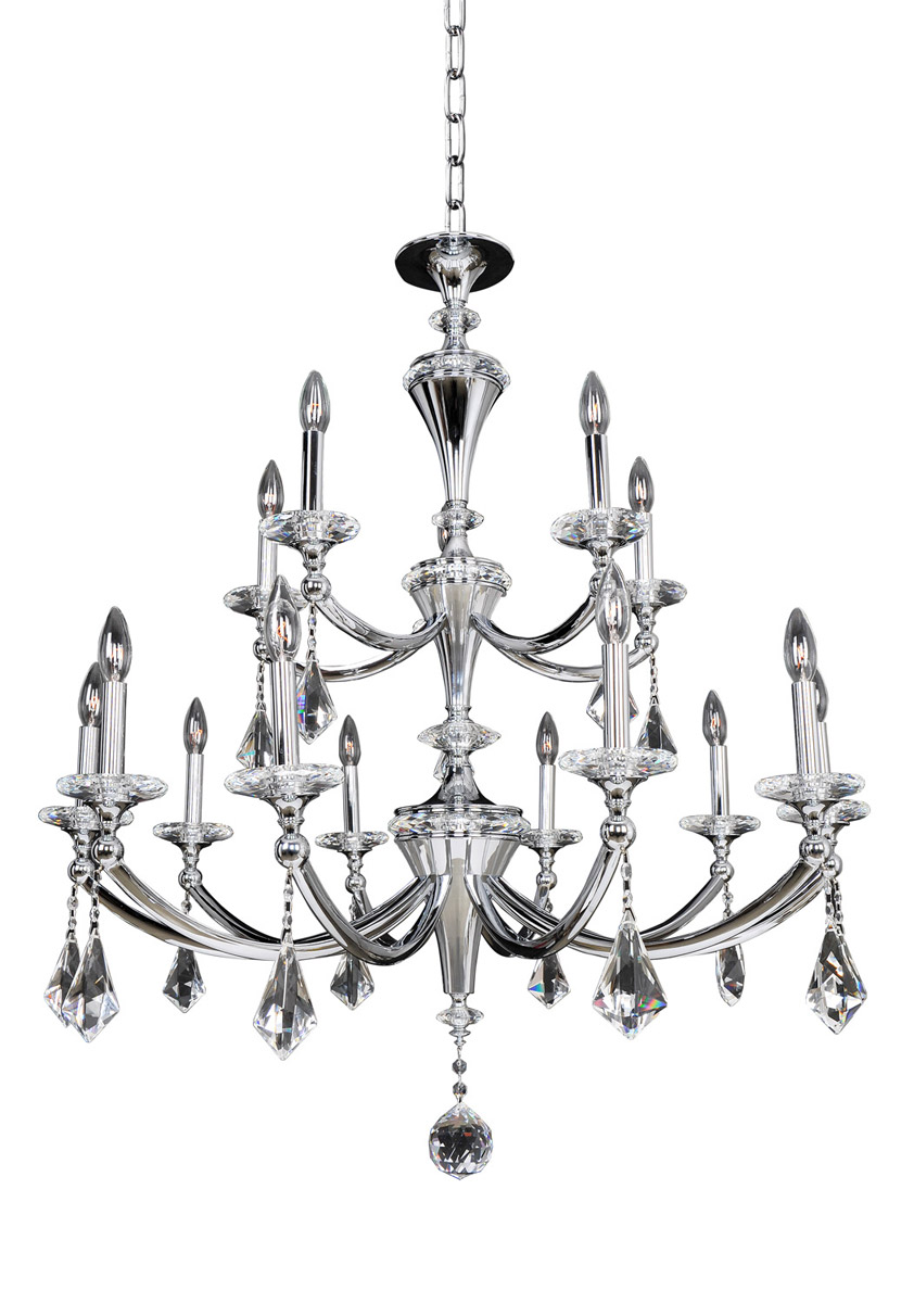 Allegri 012173-010-FR001 Floridia 15 Light 37 inch Chrome