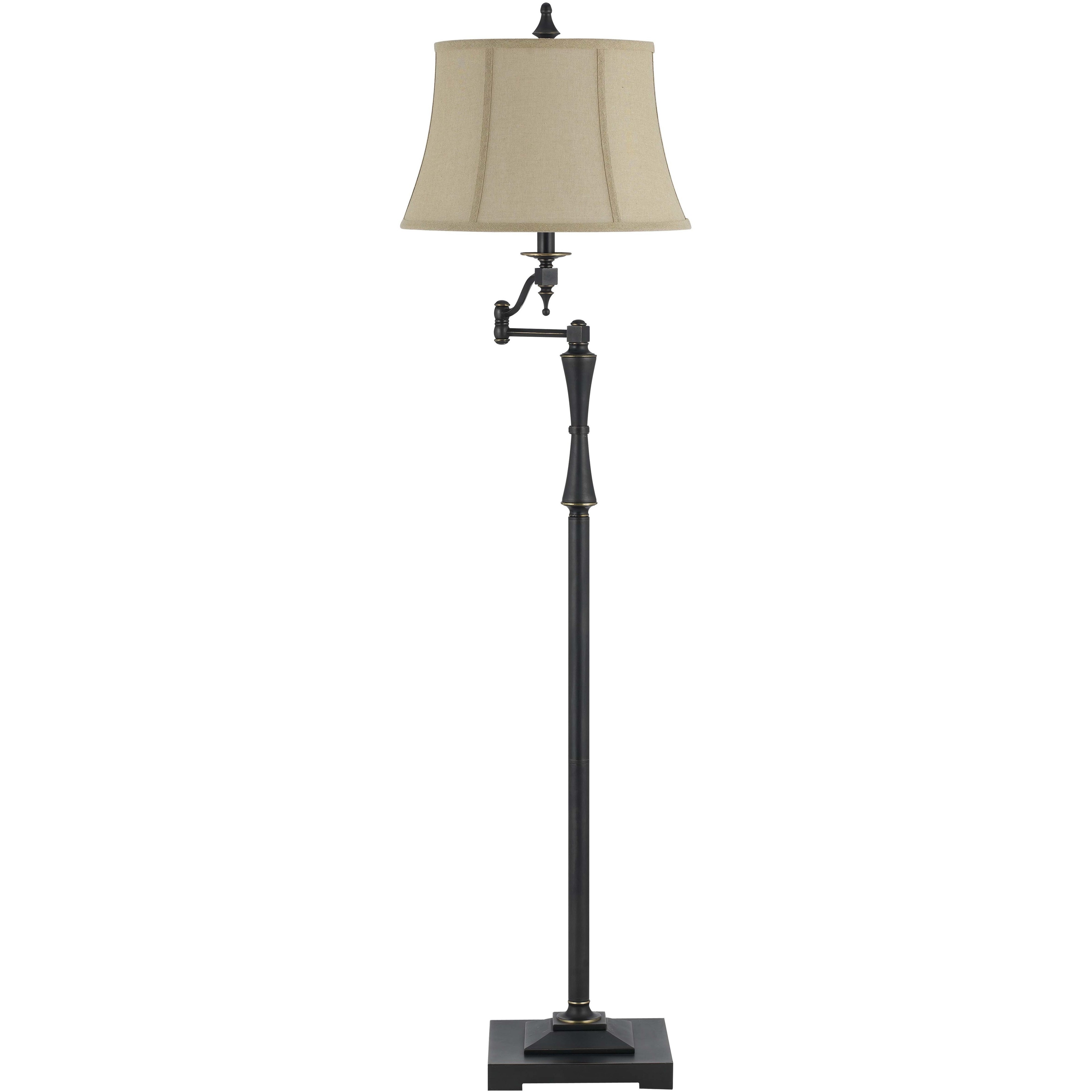 Madison 61 inch 150 watt Oil Rubbed Bronze Swing Arm Floor Lamp Portable Light