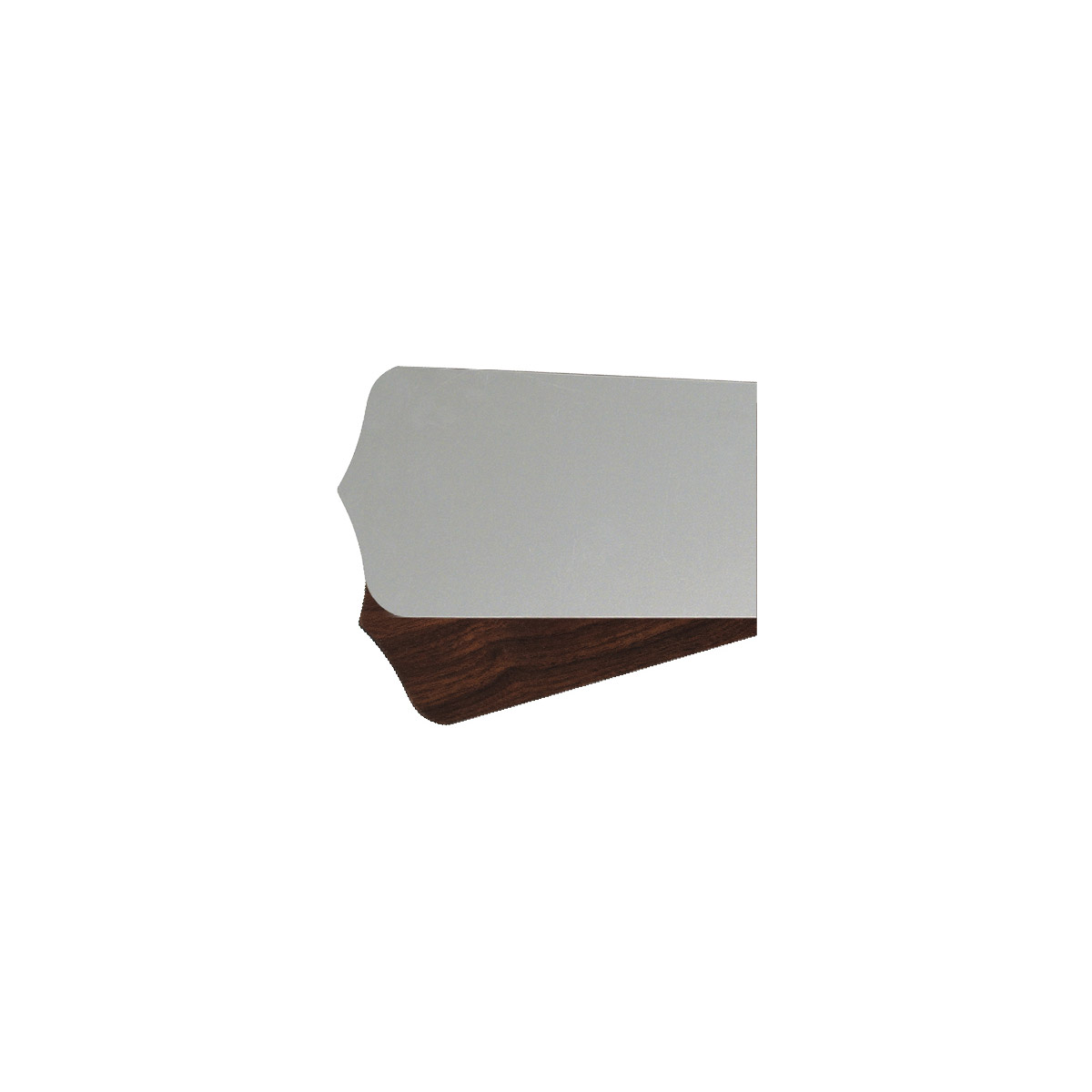 Fort Worth Satin Nickel/Walnut Set of 5 Fan Blades, Set of 5