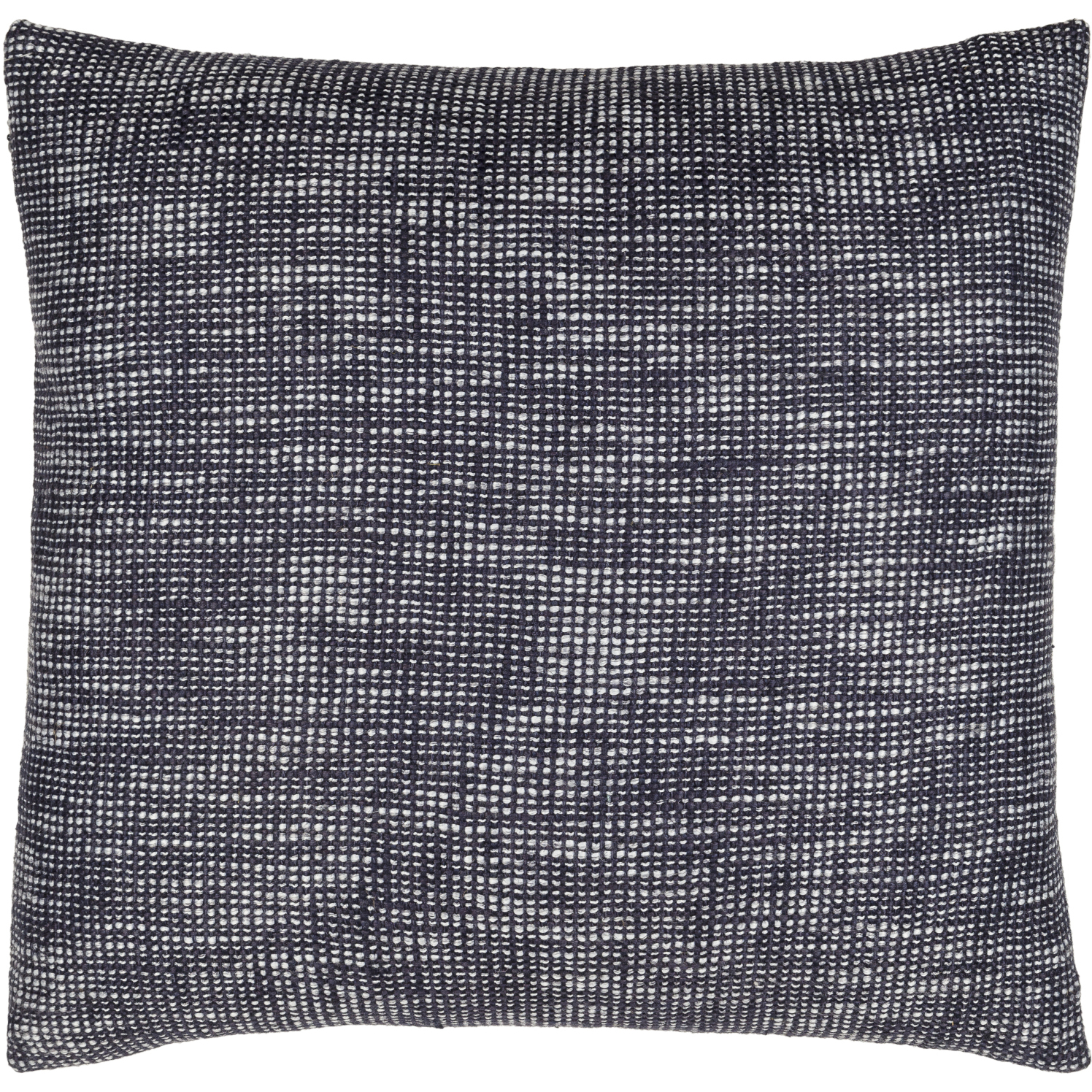Margay 18 X 18 inch Ink Blue/White Accent Pillow