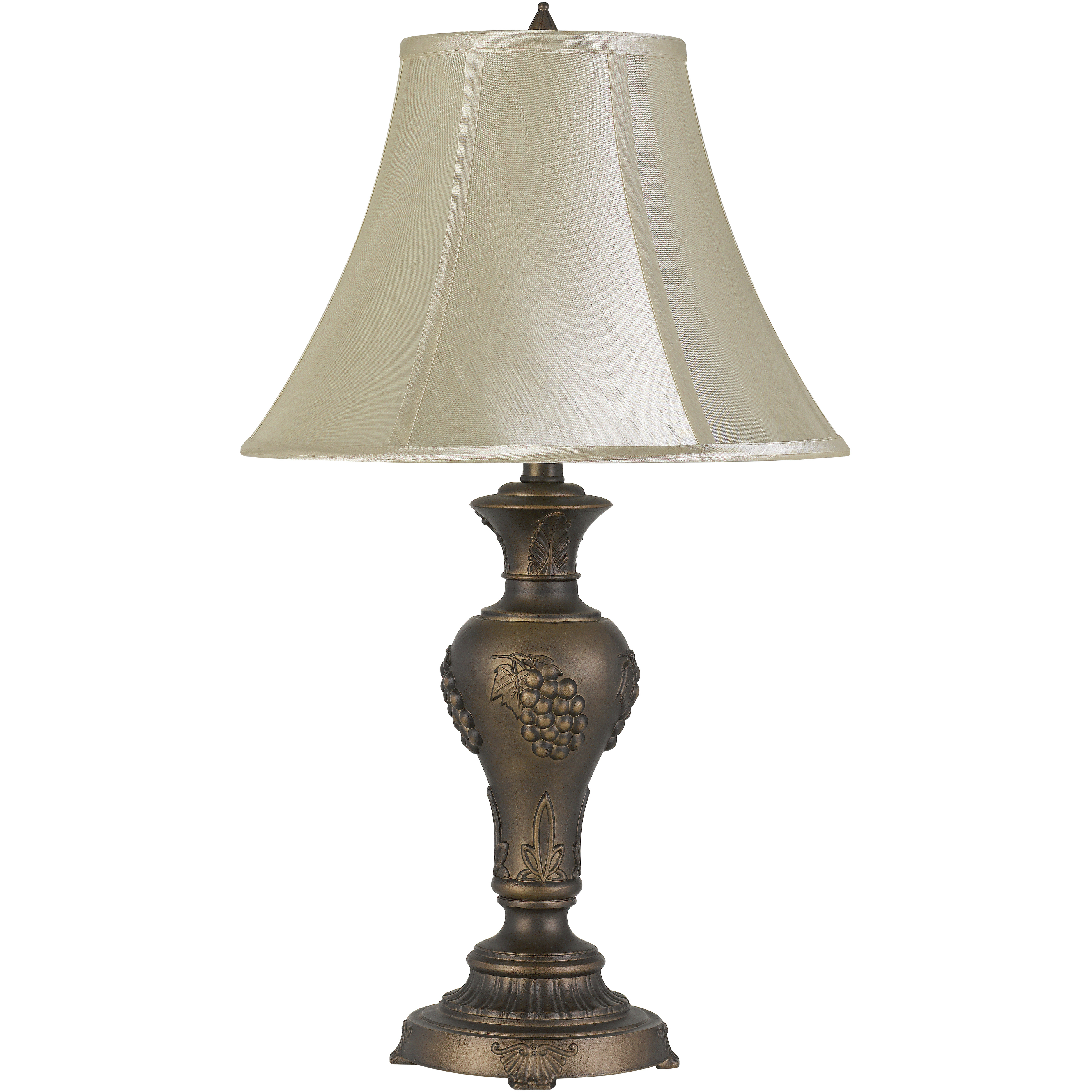 Cavan 26 inch 100 watt Antique Brass Table Lamp Portable Light
