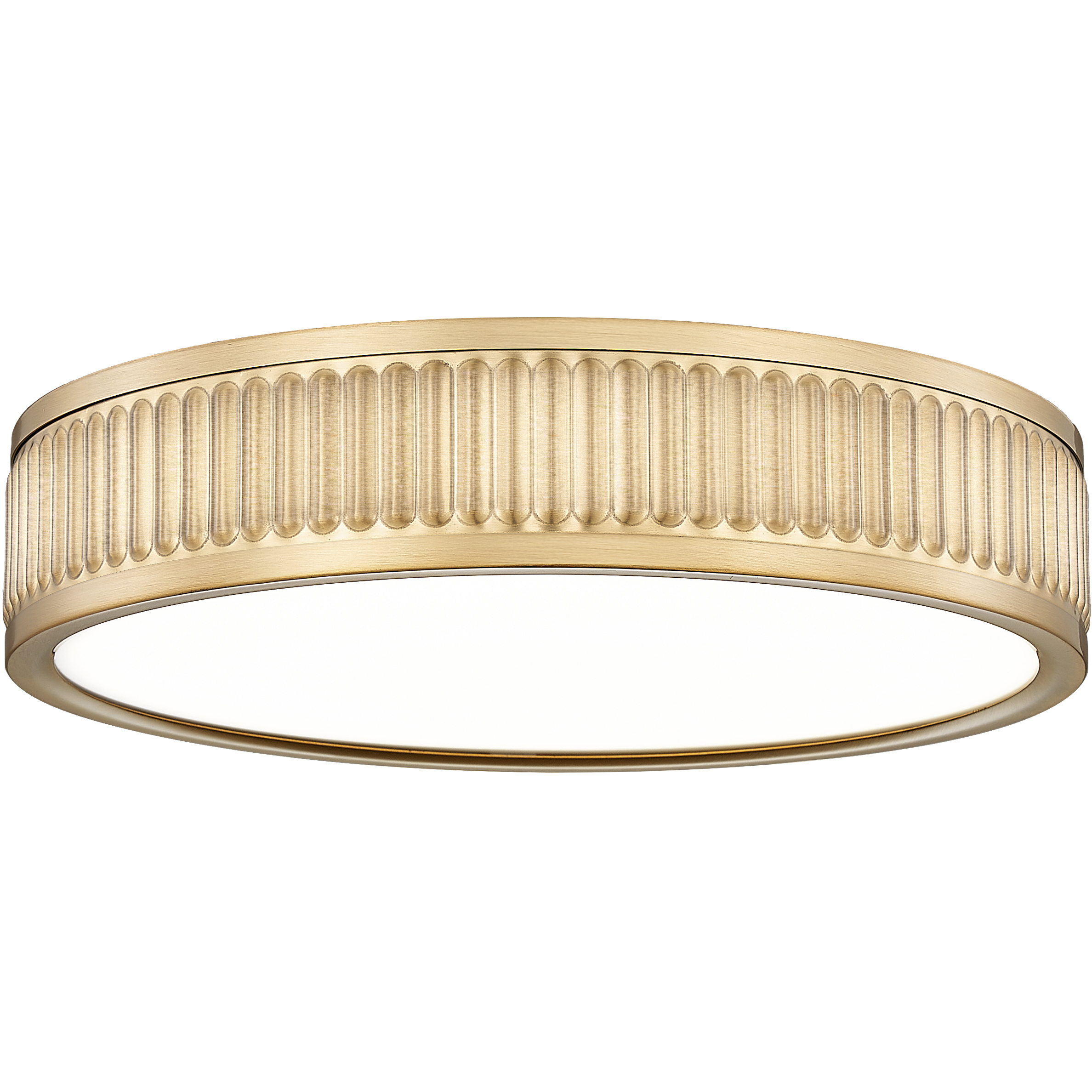 Stari LED 12.75 inch Modern Gold Flush Mount Ceiling Light