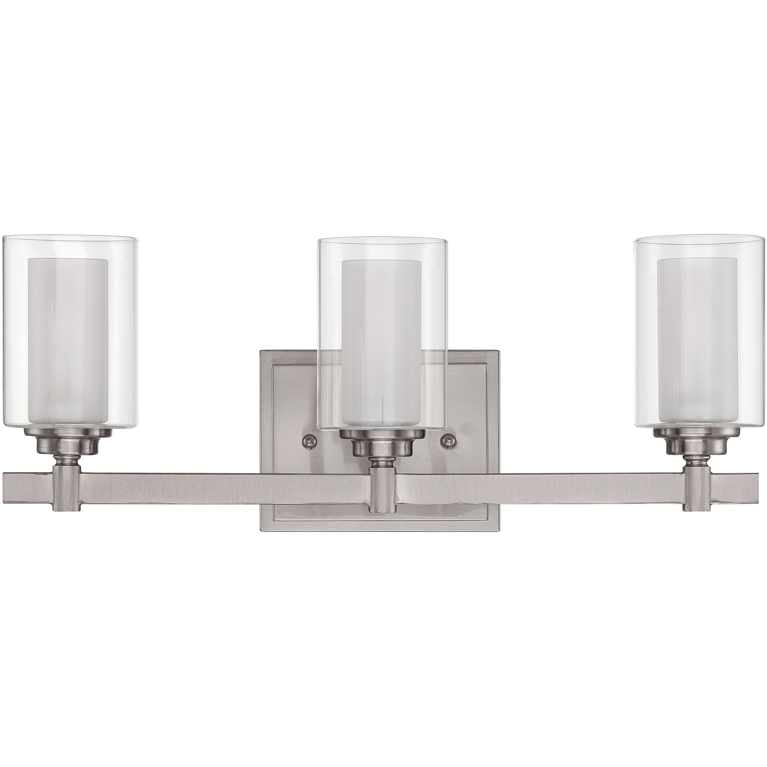 Neighborhood Celeste 3 Light 20 inch Brushed Polished Nickel Vanity Light Wall Light