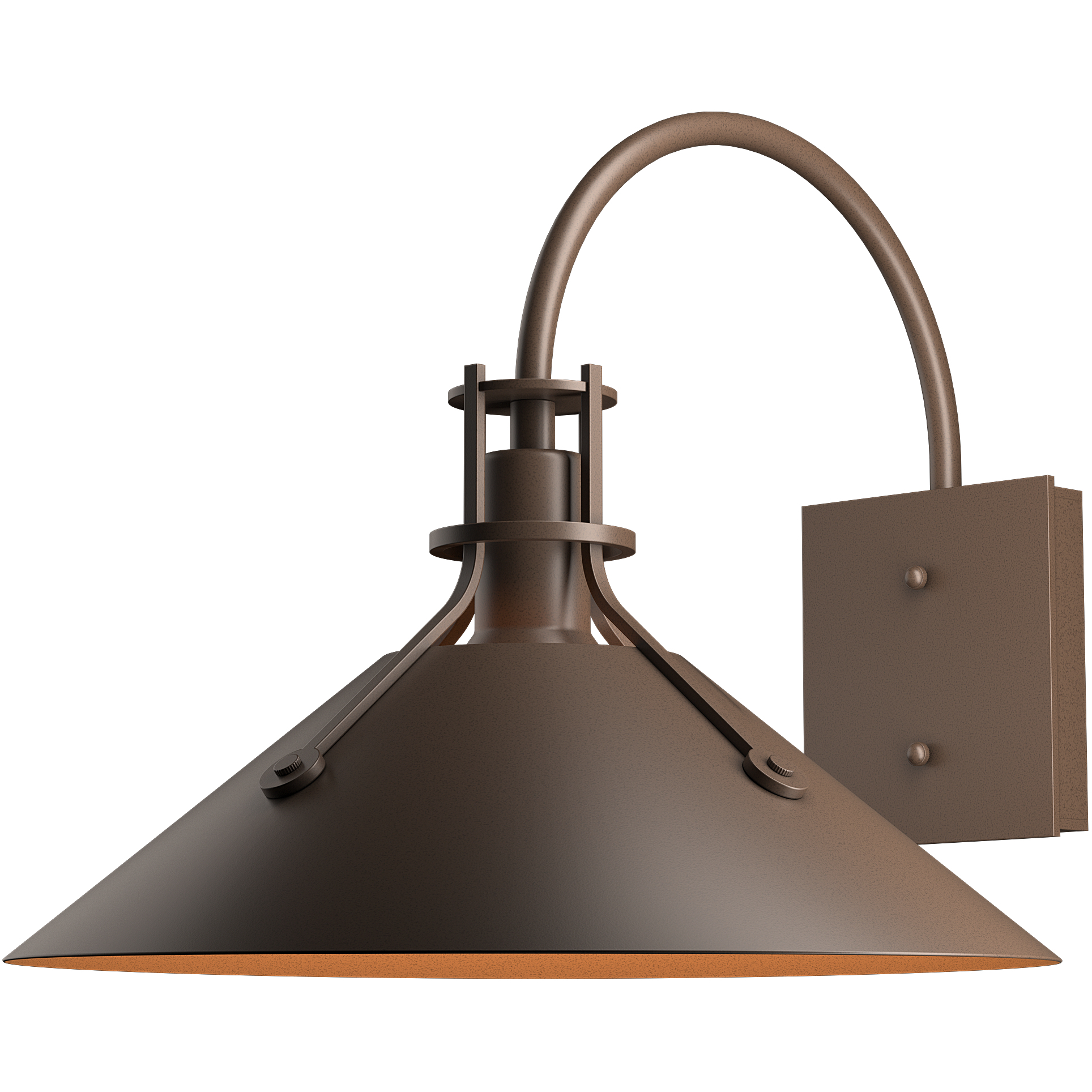 Hubbardton Forge Henry 1 Light 12.9 inch Coastal Bronze Outdoor Sconce, Large 302713-1004 - Open Box