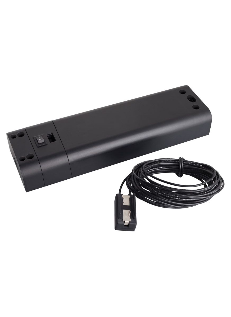 Zero Load Transformers 120 8.38 inch Black Under Cabinet Zero-Load Electronic Transformer, 12V 150W