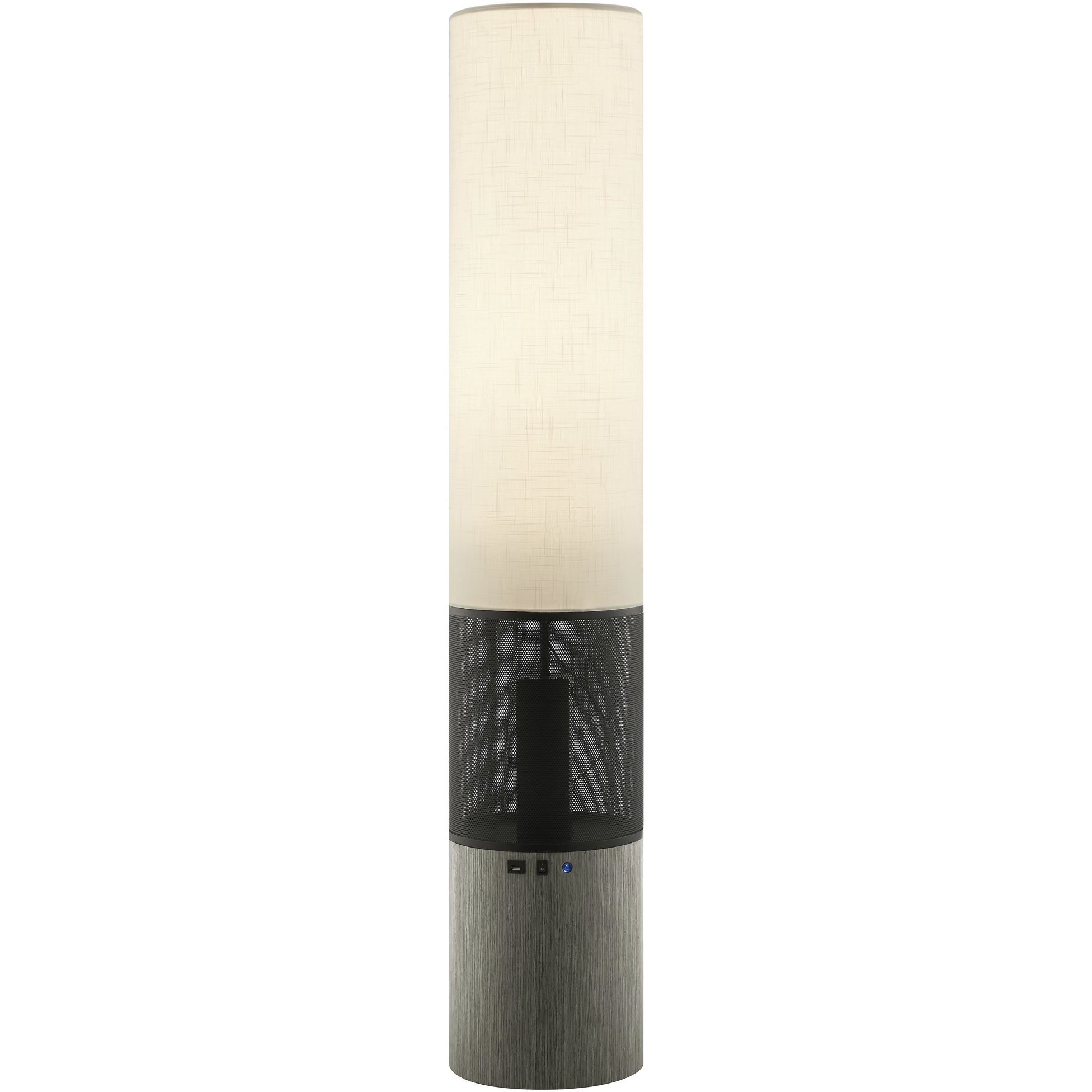 Sahirah 58.25 inch 5.00 watt Walnut Floor Lamp Portable Light