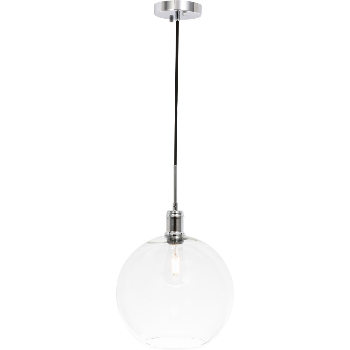 Emett 1 Light 12.5 inch Chrome Pendant Ceiling Light
