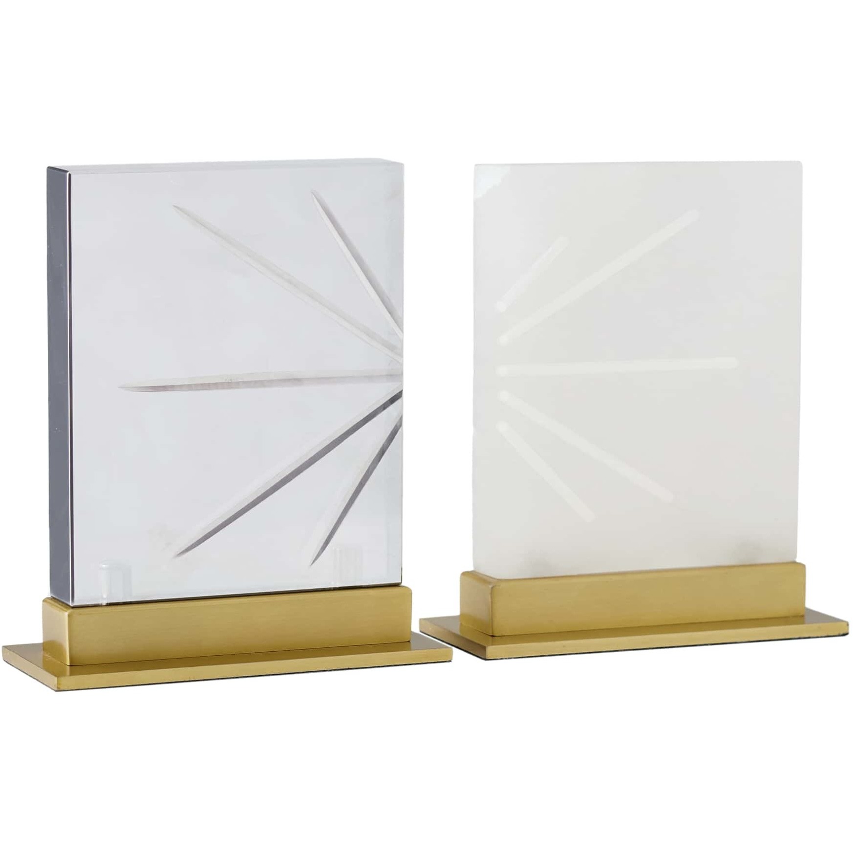 Veridian 7 X 6 inch Sculptures, Set of 2