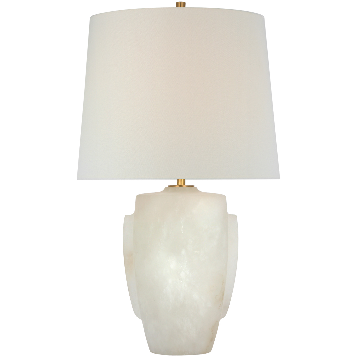 Thomas O'Brien Anfai 26 inch 15 watt Alabaster Table Lamp Portable Light, Medium
