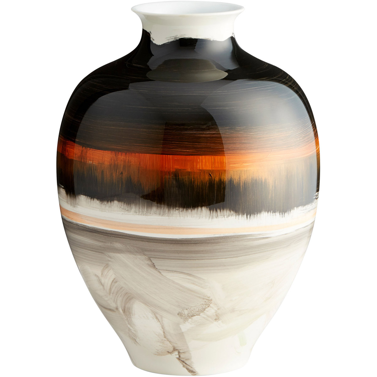 Indian Paint Brush 14 X 10.25 inch Vase, Number 2