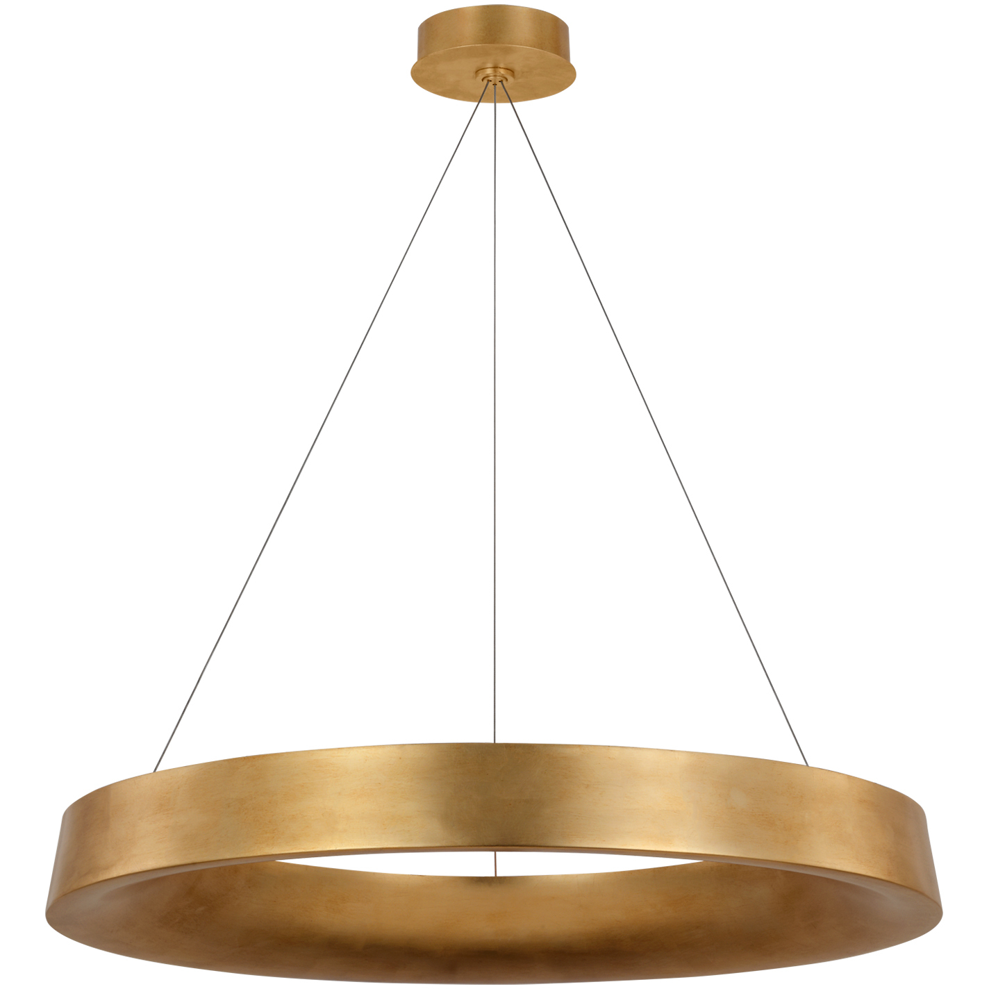 Visual Comfort Signature Collection Barbara Barry Neptune LED 36 inch Gild Uplight Ring Chandelier Ceiling Light BBL5097G - Open Box