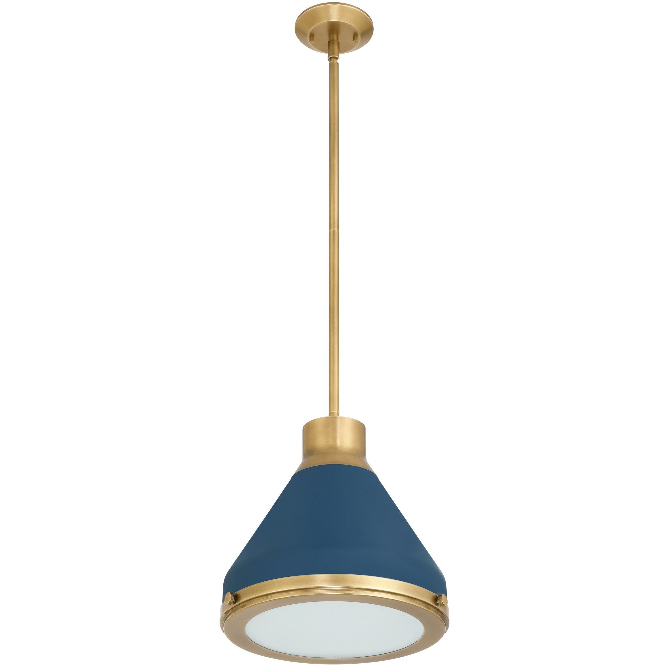Doyle 1 Light 12.75 inch Natural Brass Pendant Ceiling Light