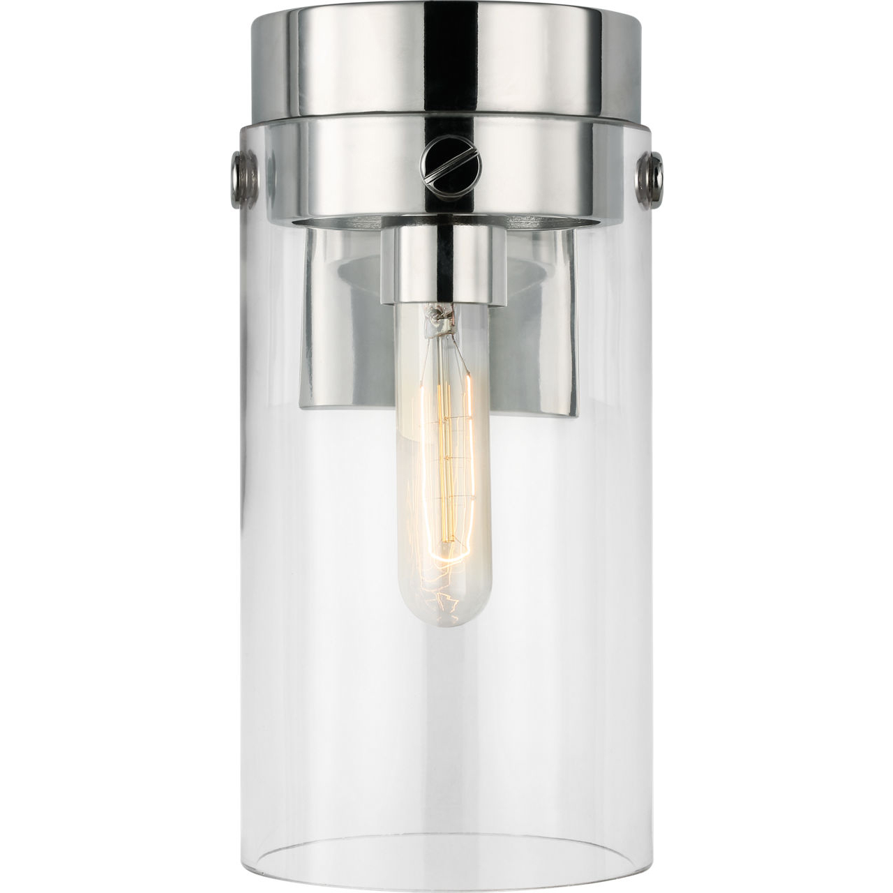 C&M by Chapman & Myers Garrett 1 Light 5.38 inch Polished Nickel Wall Sconce Wall Light