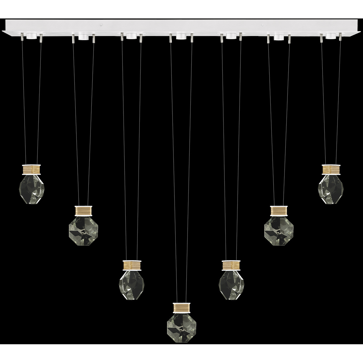 Aria 14 Light 60 inch White Pendant Ceiling Light