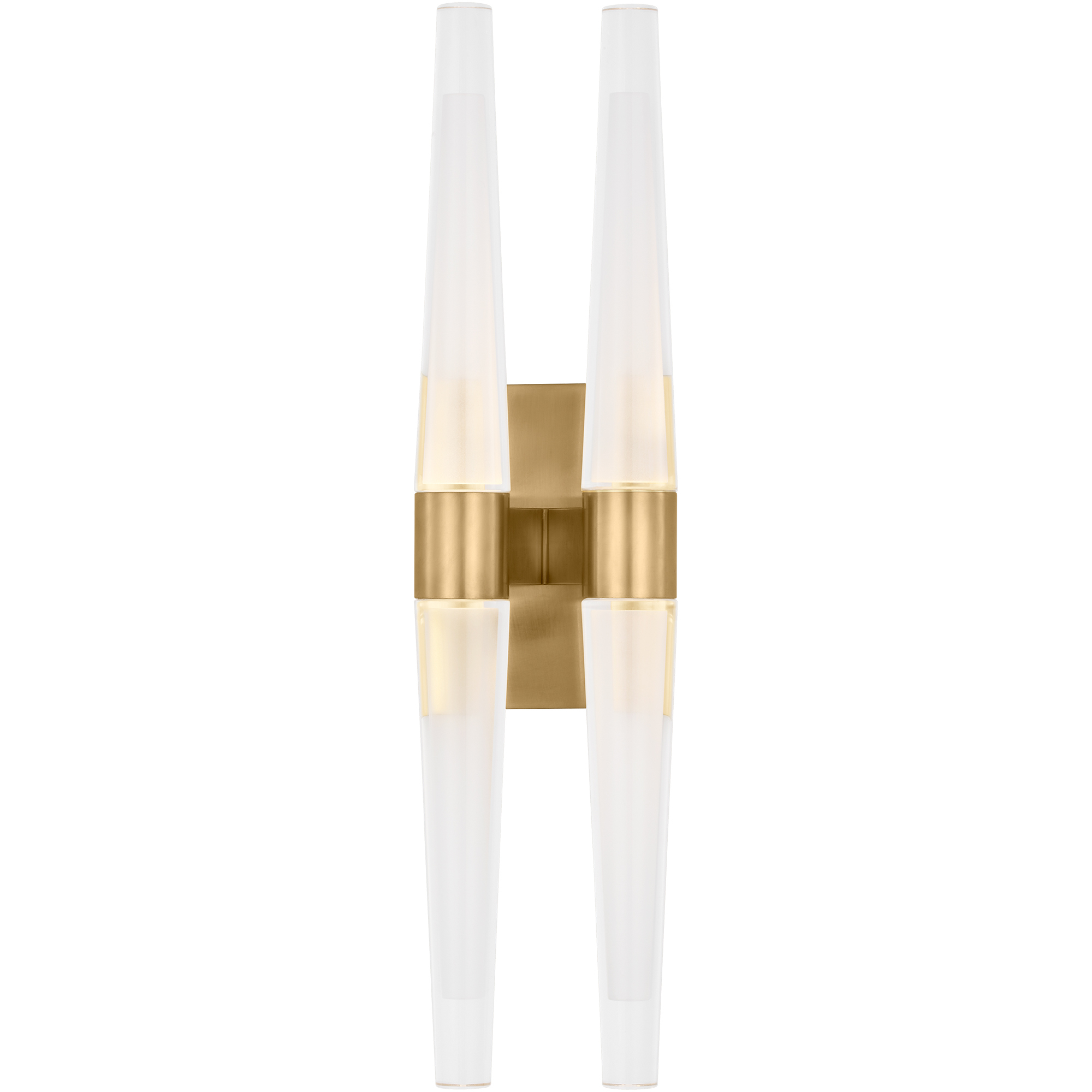 Sean Lavin Lassell 4 Light 2.9 inch Natural Brass ADA Double Tall Sconce Wall Light