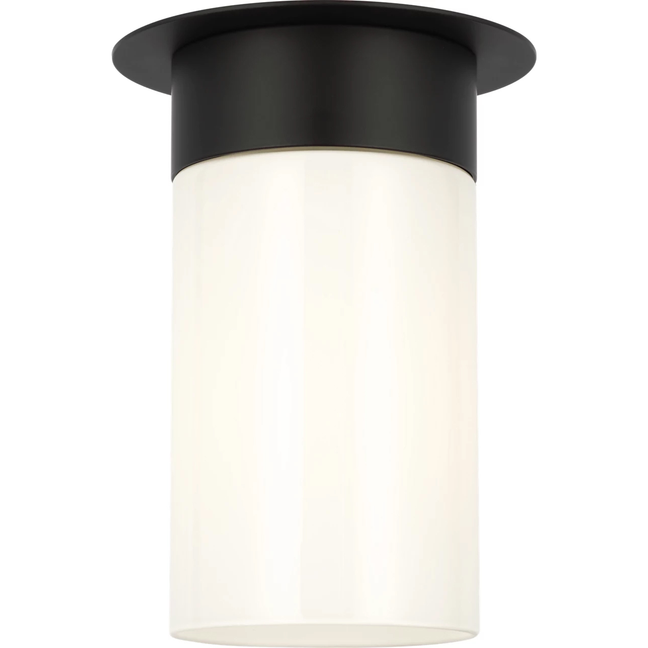 Drew & Jonathan Archer 1 Light 4 inch Midnight Black Flush Mount Ceiling Light